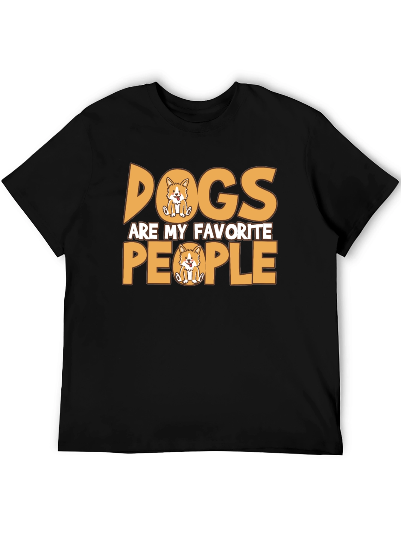 Black Dogs Are My Favorite People T-Shirt view 5