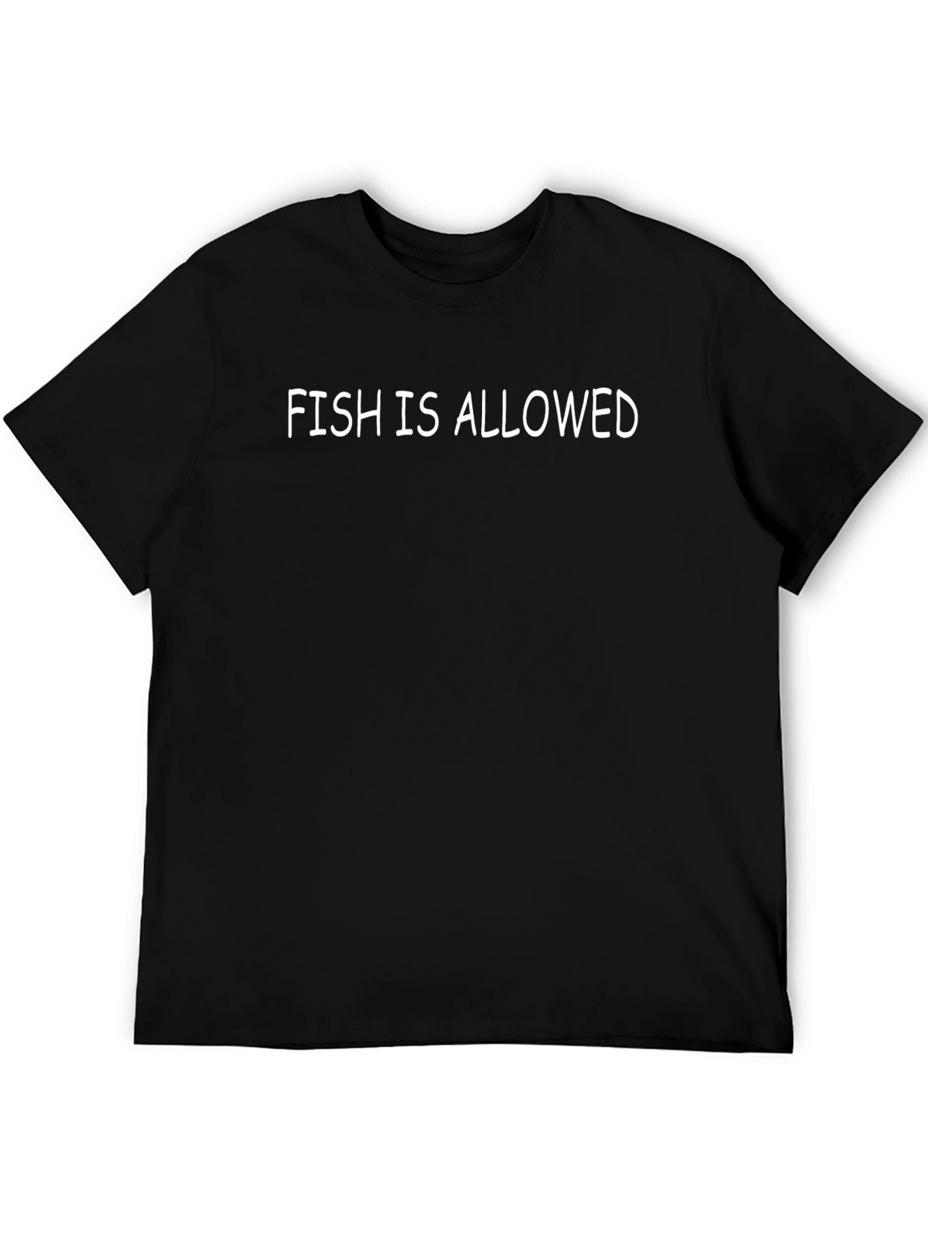Black Fish Is Allowed - Novelty Graphic Tee view 5