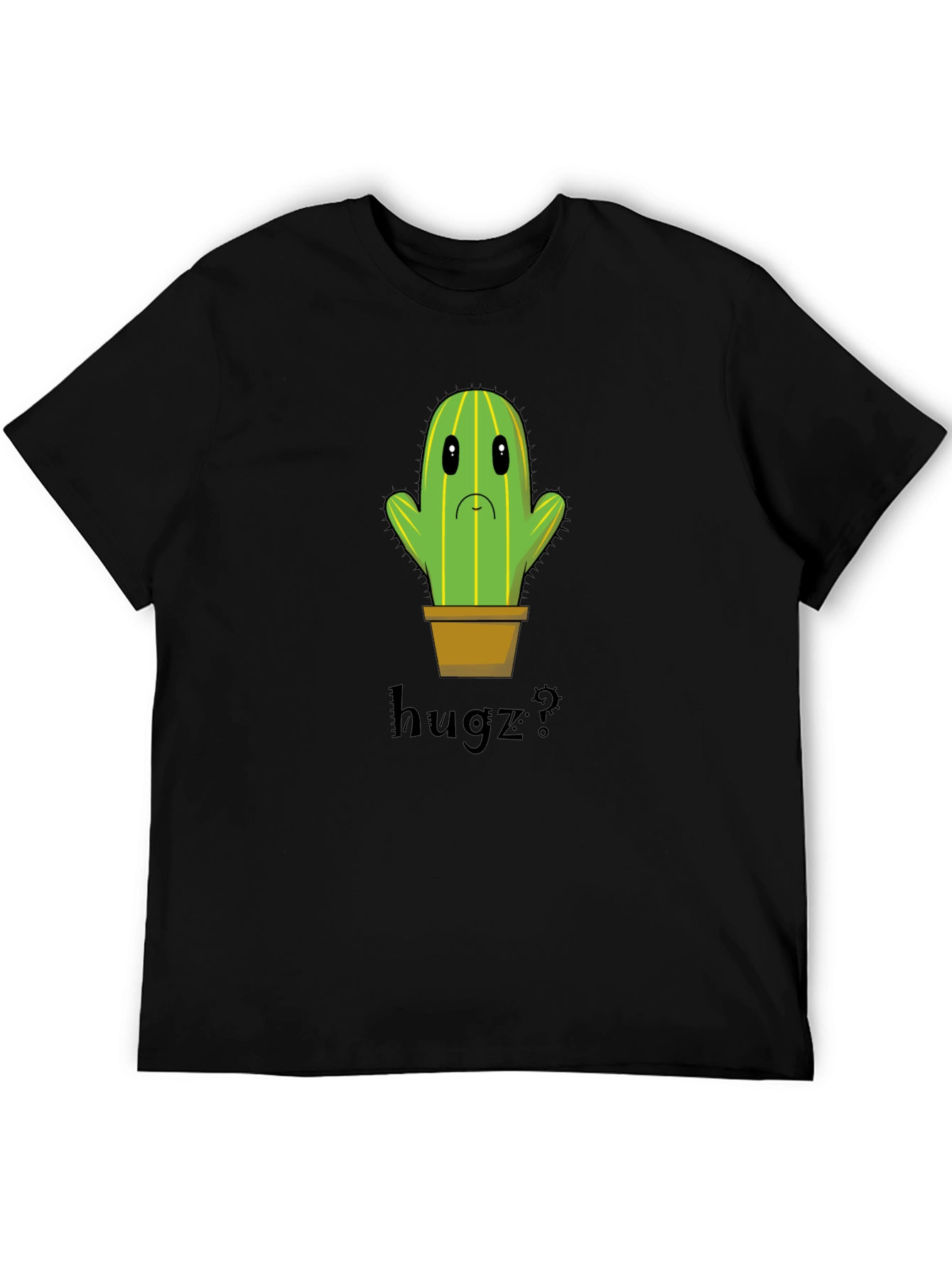 Sad Cactus Hugz? Graphic T-Shirt - 5