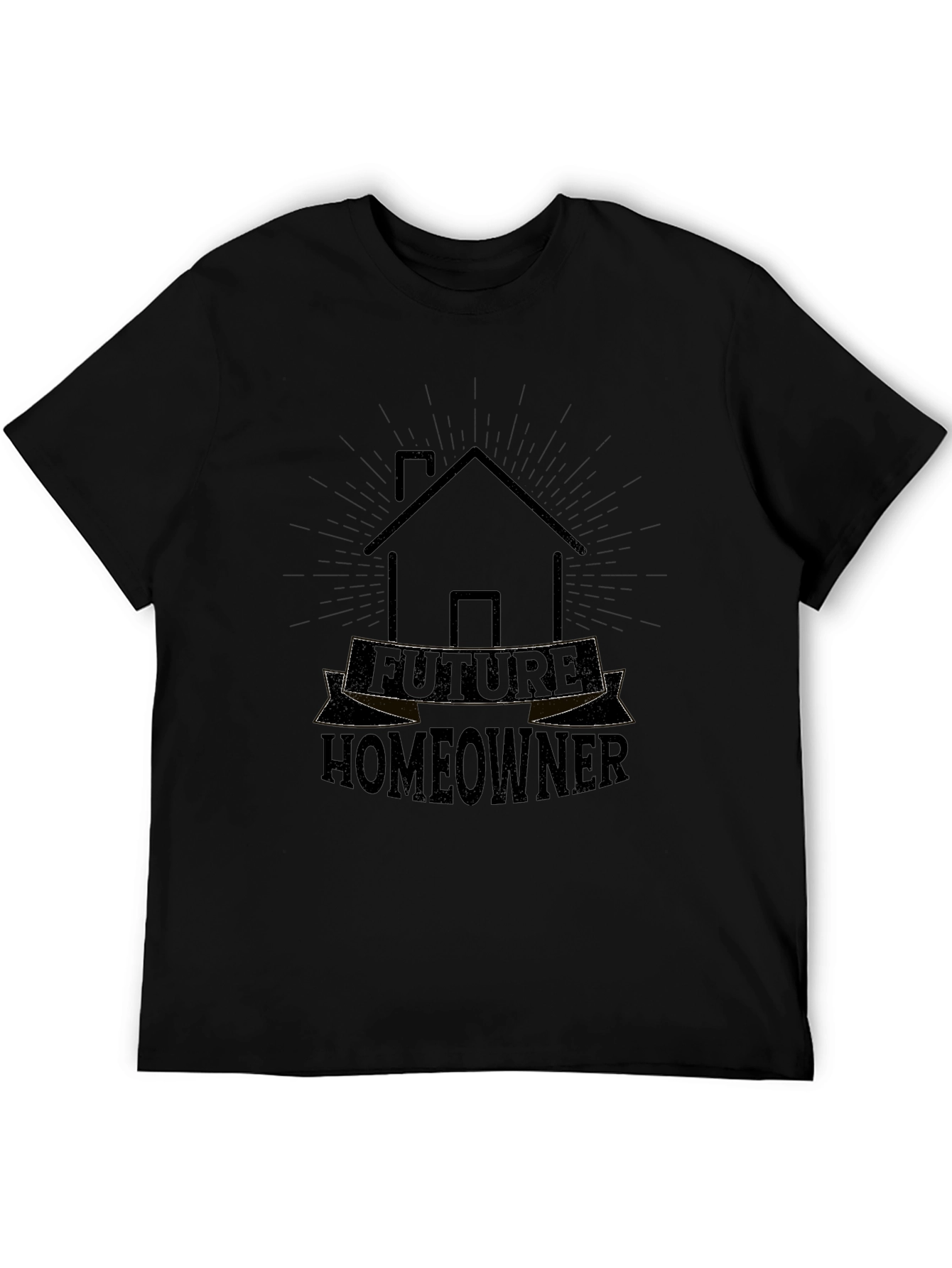 Black Future Homeowner Graphic Tee view 5