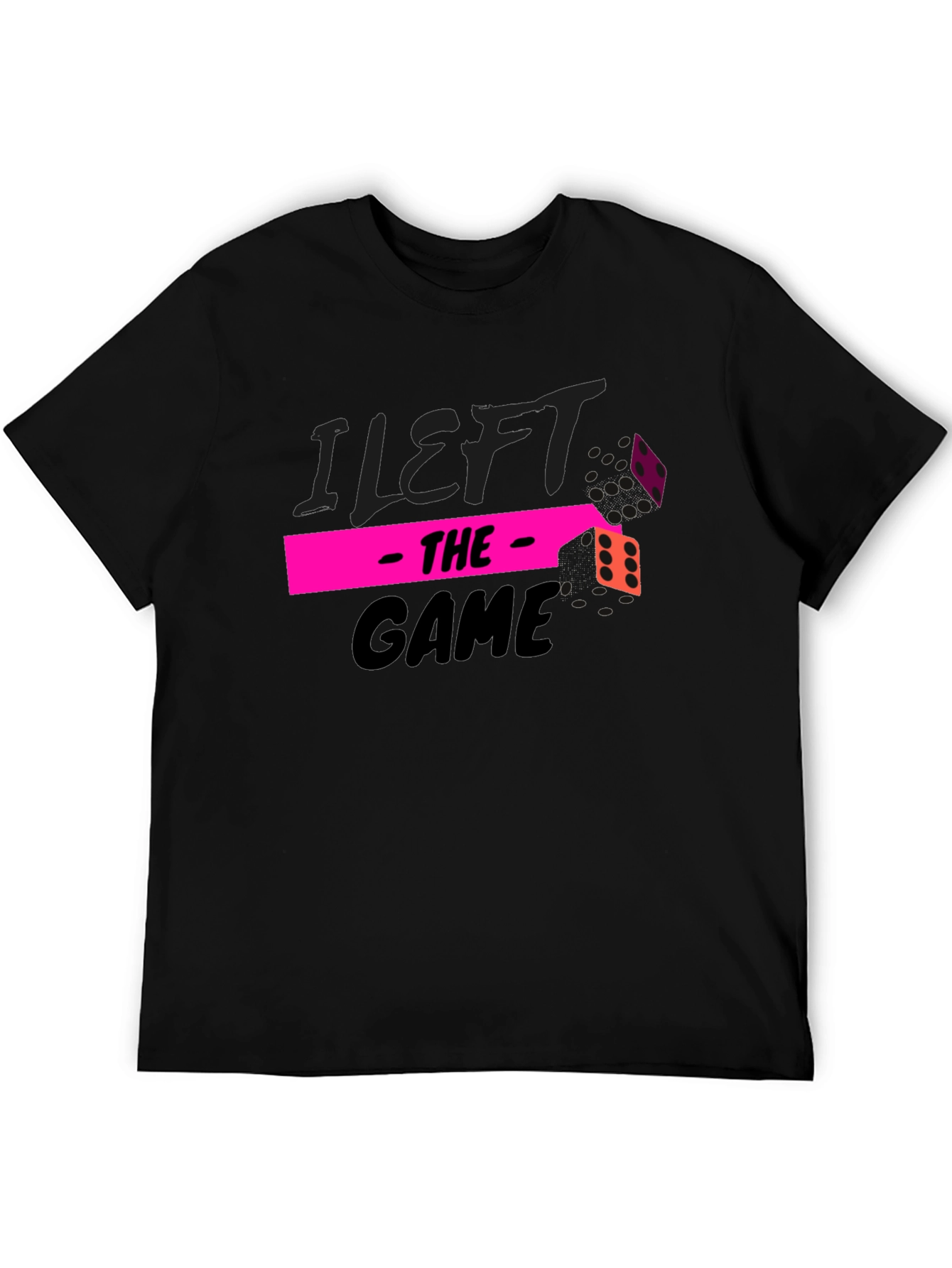 I Left The Game Graphic T-Shirt - 5
