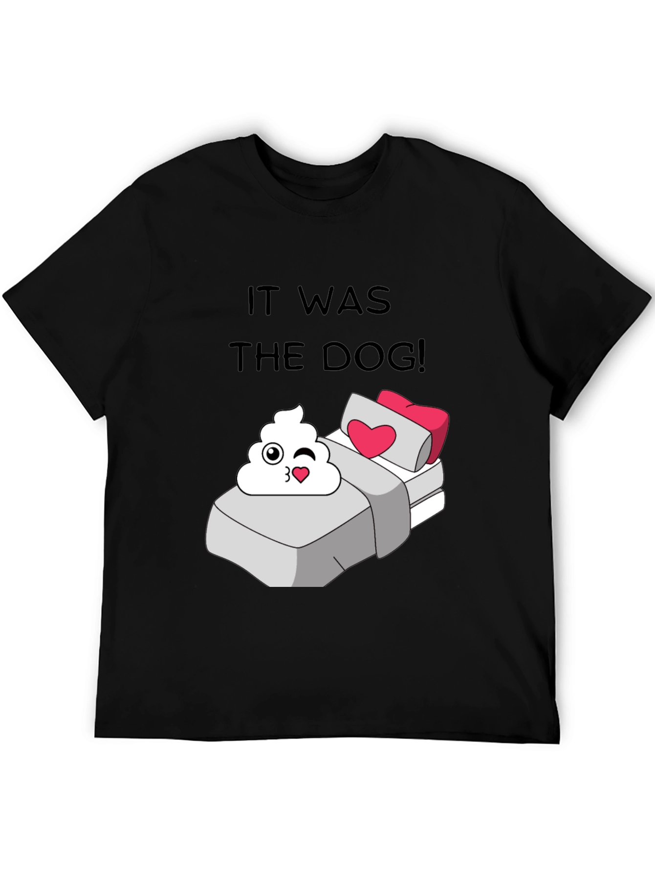 Black It Was The Dog T-Shirt view 5