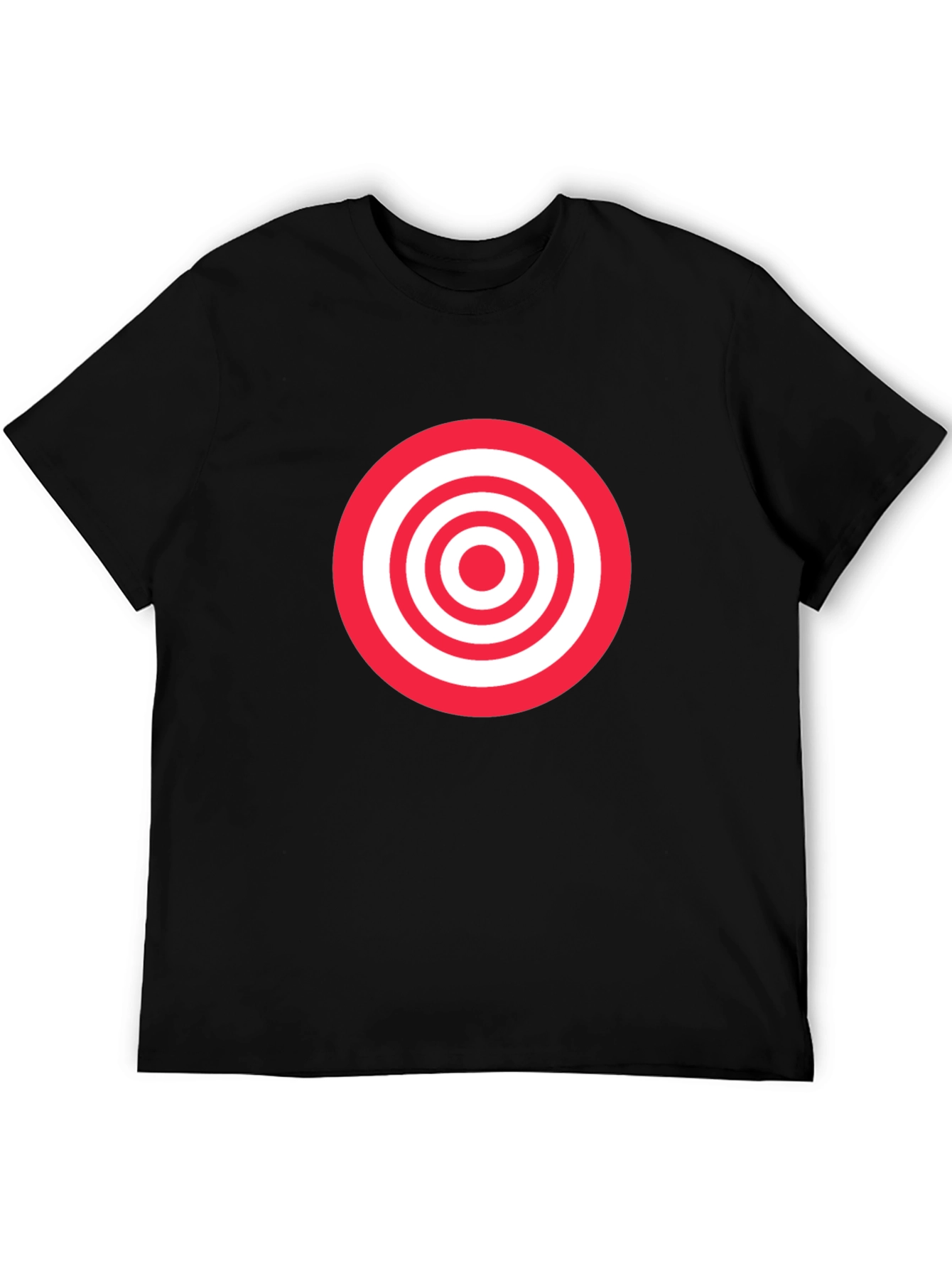 Black Target Graphic Tee - Black Cotton Comfort view 5