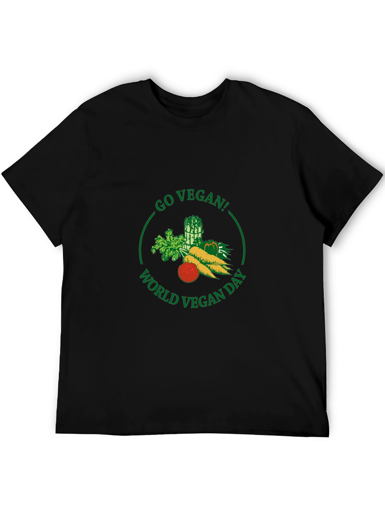 Go Vegan! World Vegan Day Graphic T-Shirt - 5