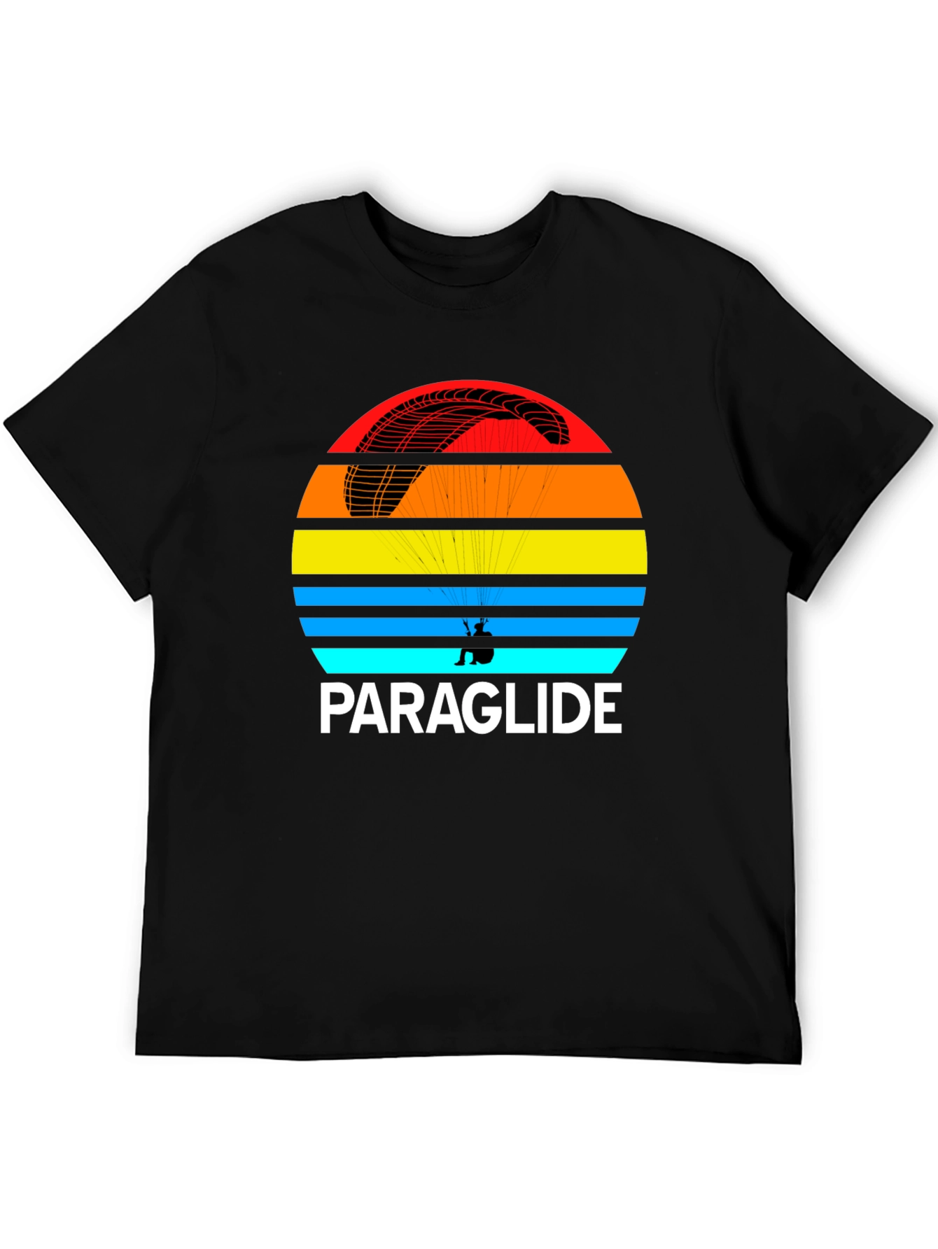 Black Paraglide Graphic Tee - Adventure Awaits! view 5