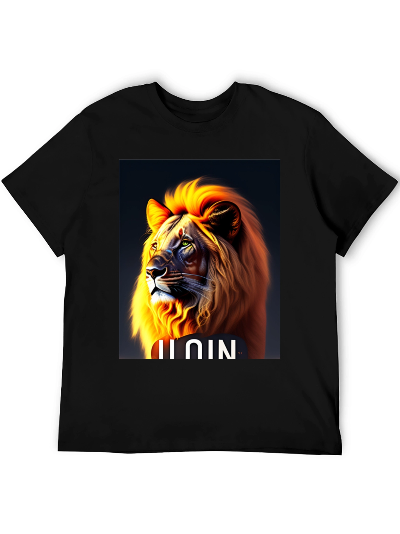 Black Lion Graphic Tee - Fierce Style view 5