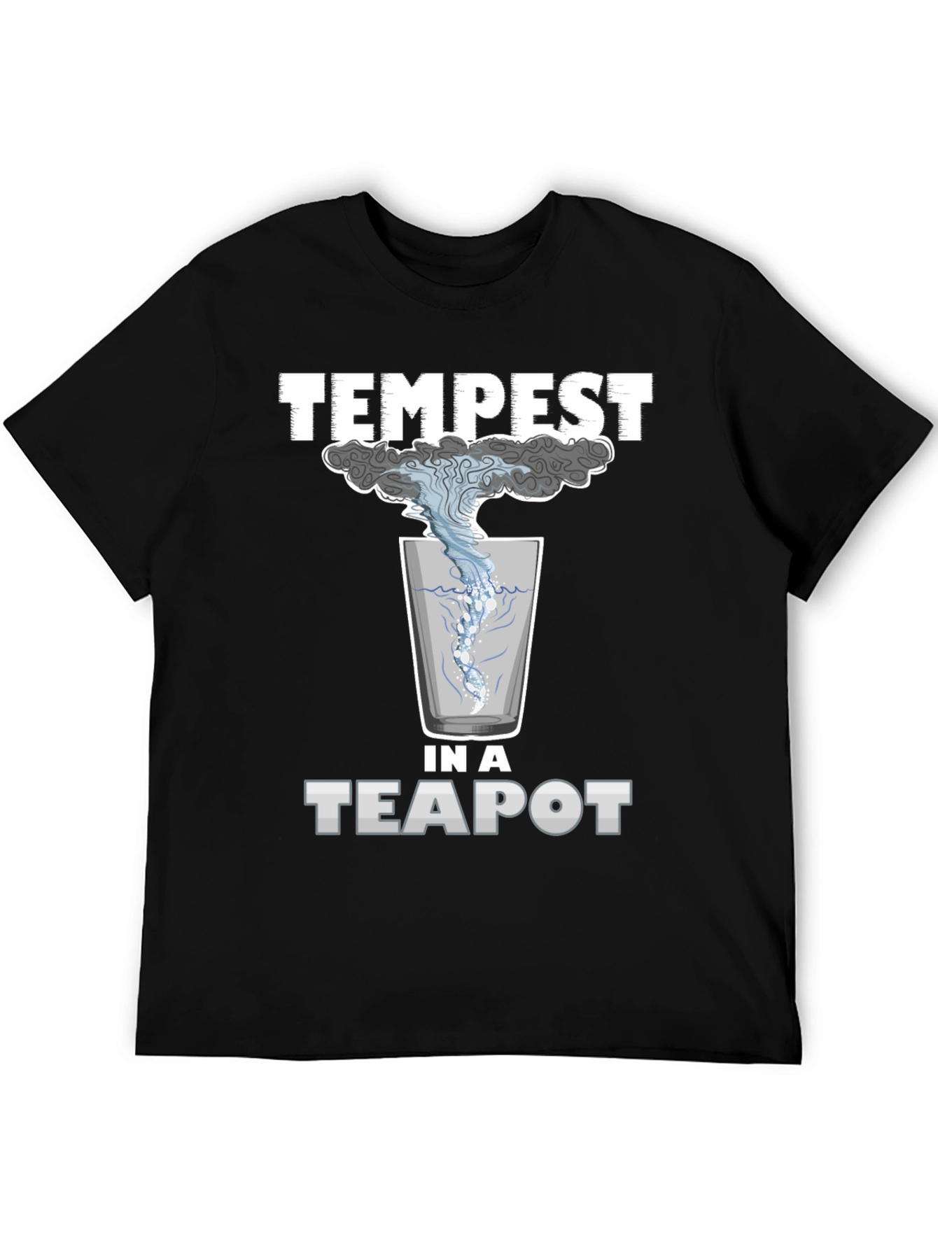 Black Tempest in a Teapot Graphic T-Shirt view 5