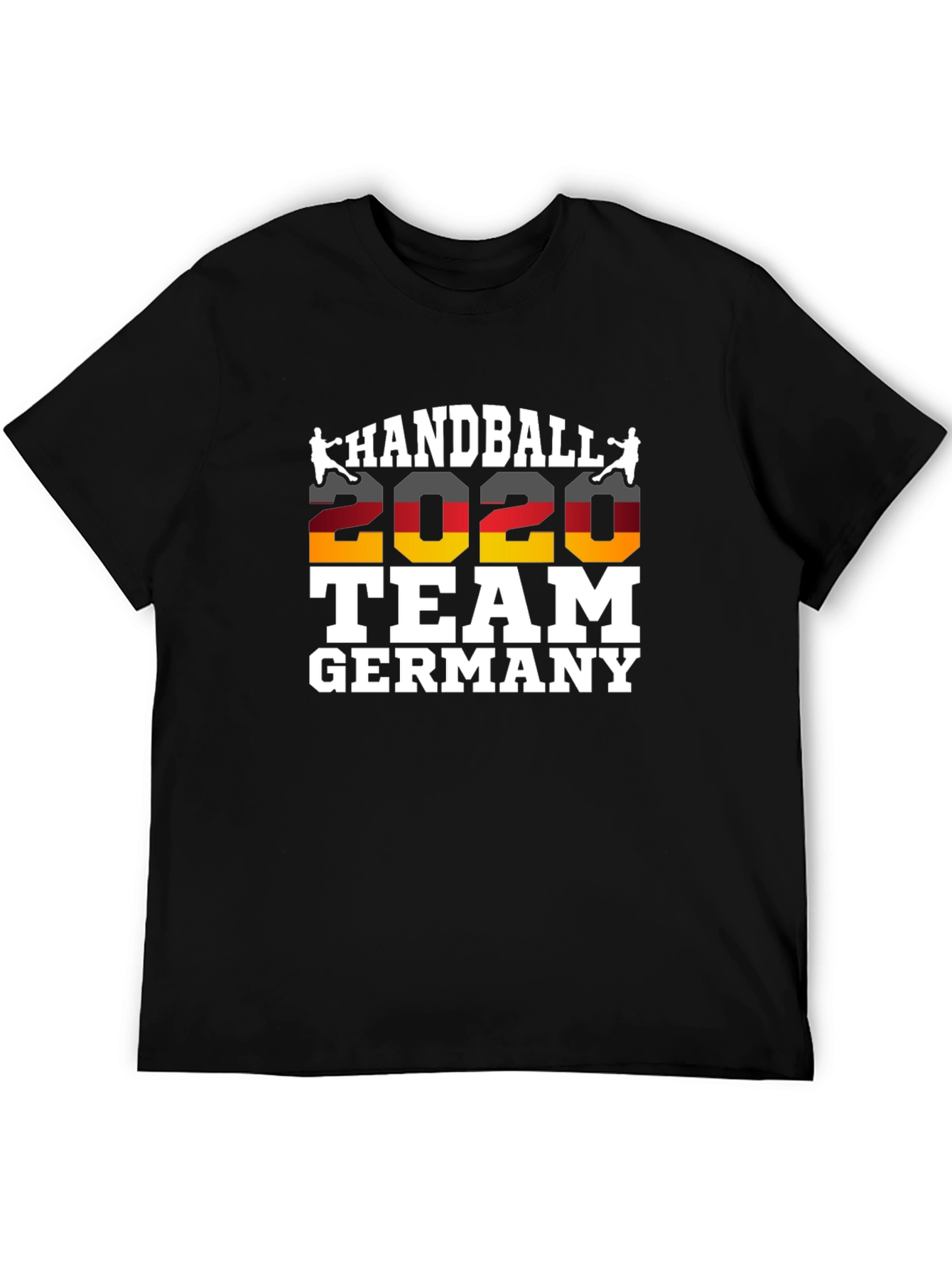 Black Handball Germany 2020 Team T-Shirt view 5