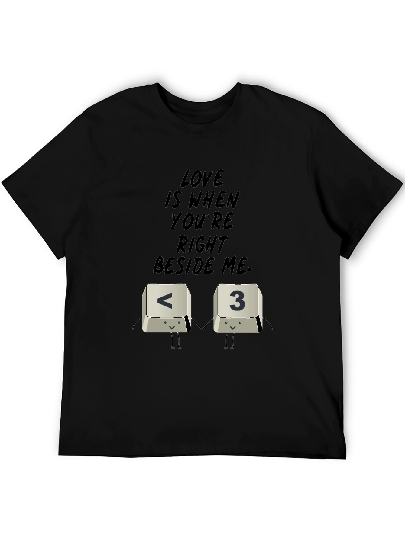 Black Love is Right Beside Me T-Shirt view 5