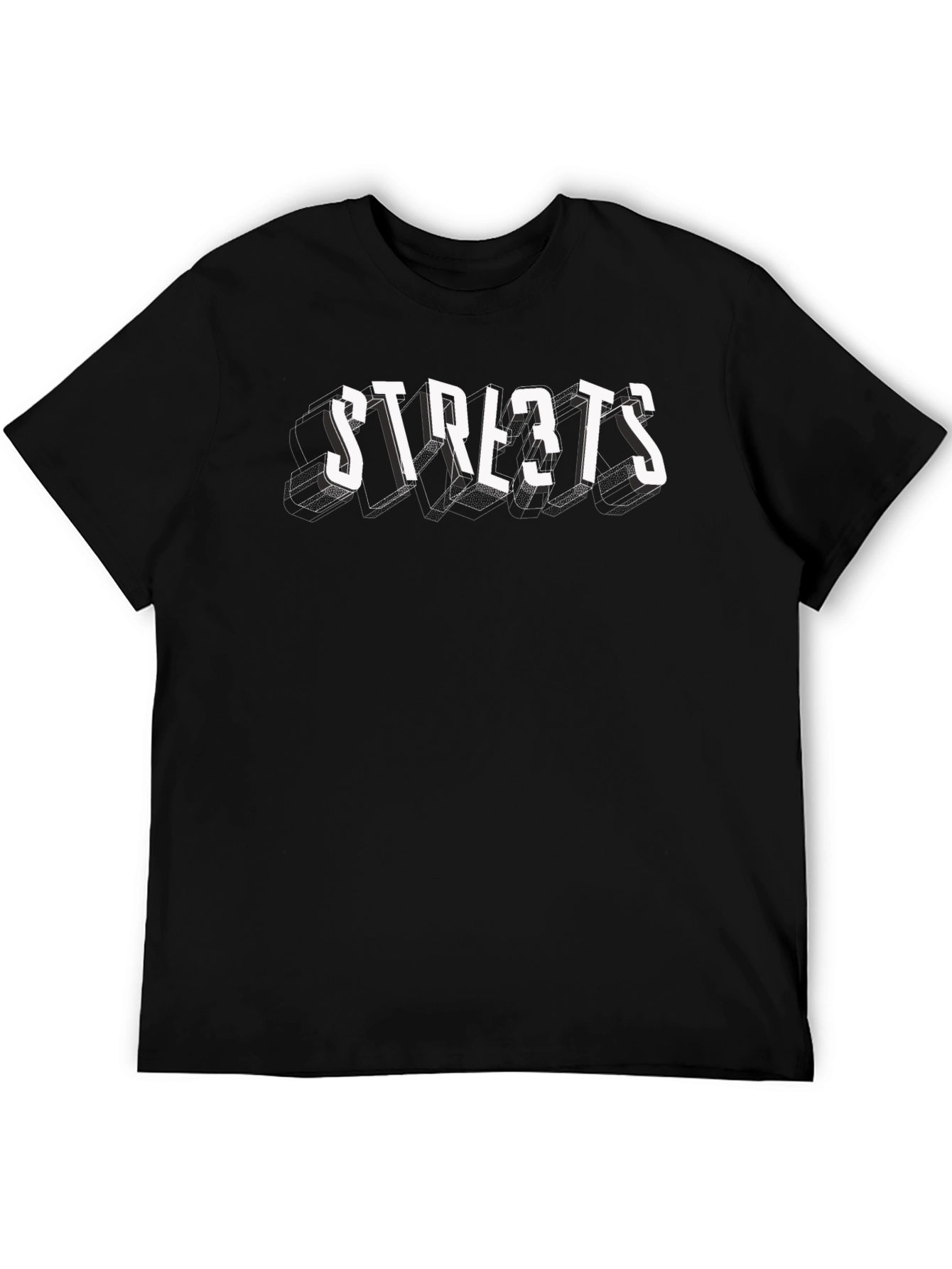 Black Streets Black Graphic T-Shirt view 5