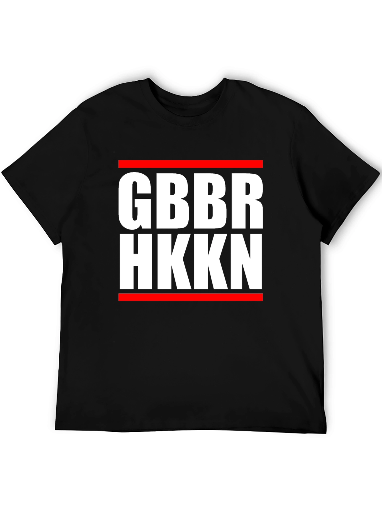 Black GBBR HKKN Graphic T-Shirt - Black view 5