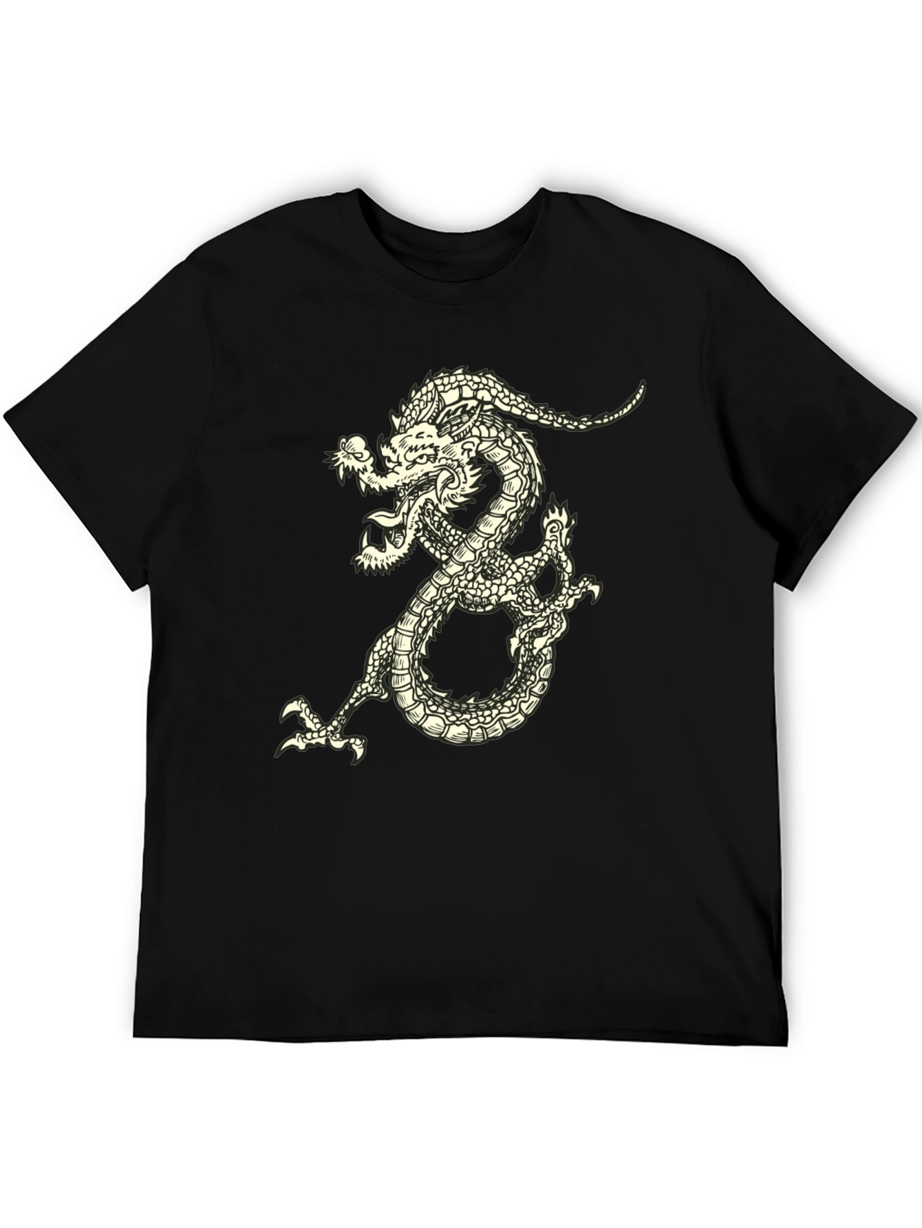Black Dragon Graphic Tee - Black Short Sleeve view 5