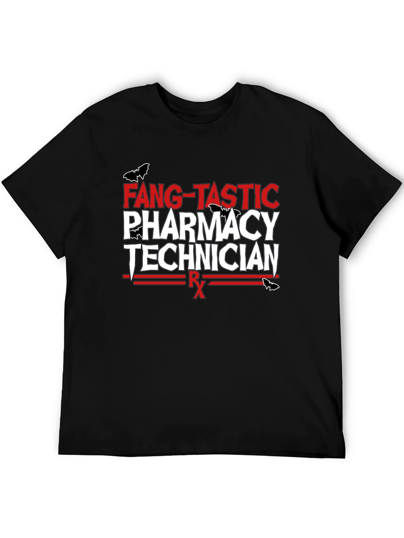 Black Fang-Tastic Pharmacy Technician T-Shirt view 5