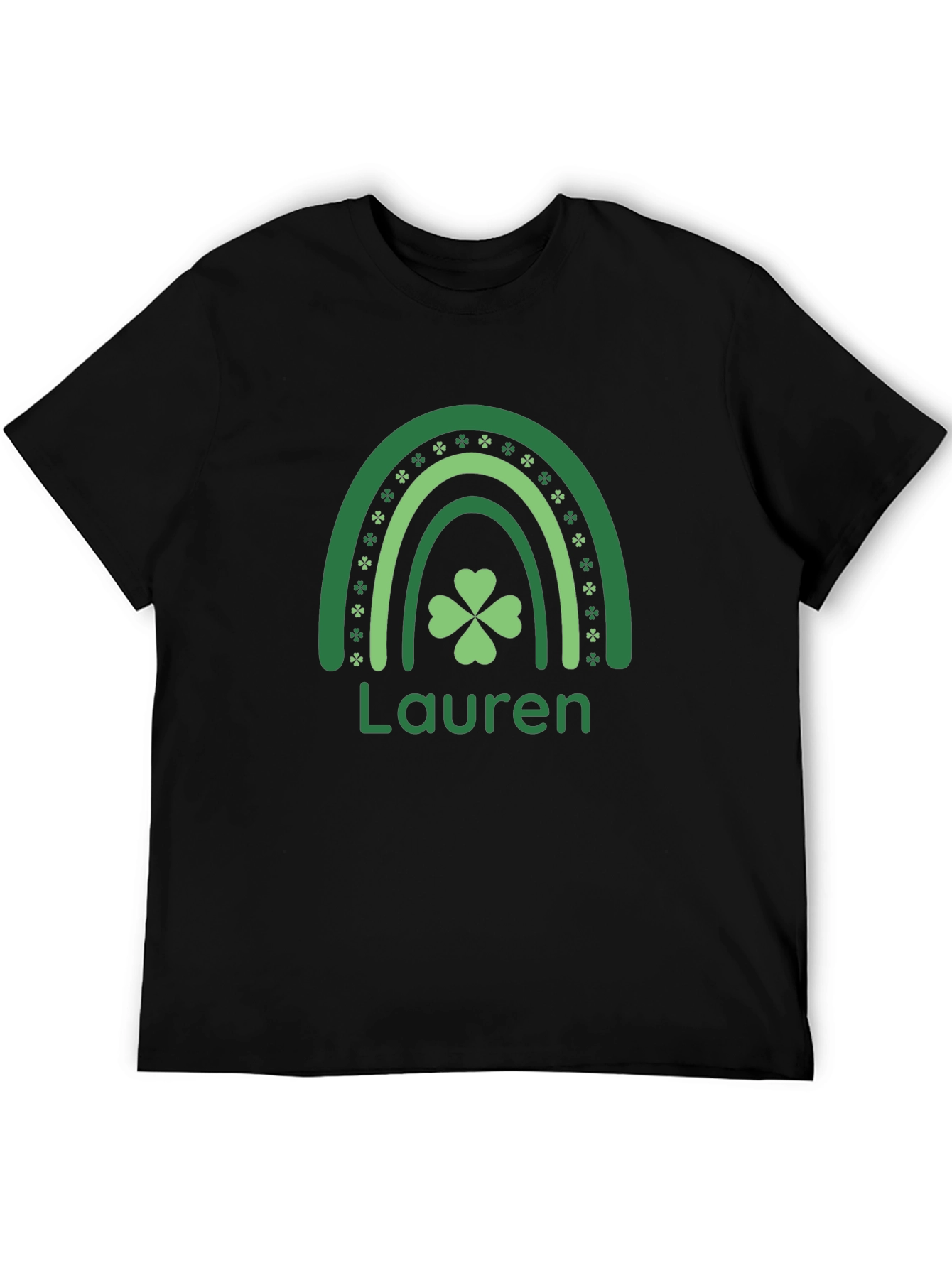 Lauren St. Patrick's Day Shamrock Rainbow T-Shirt - 5