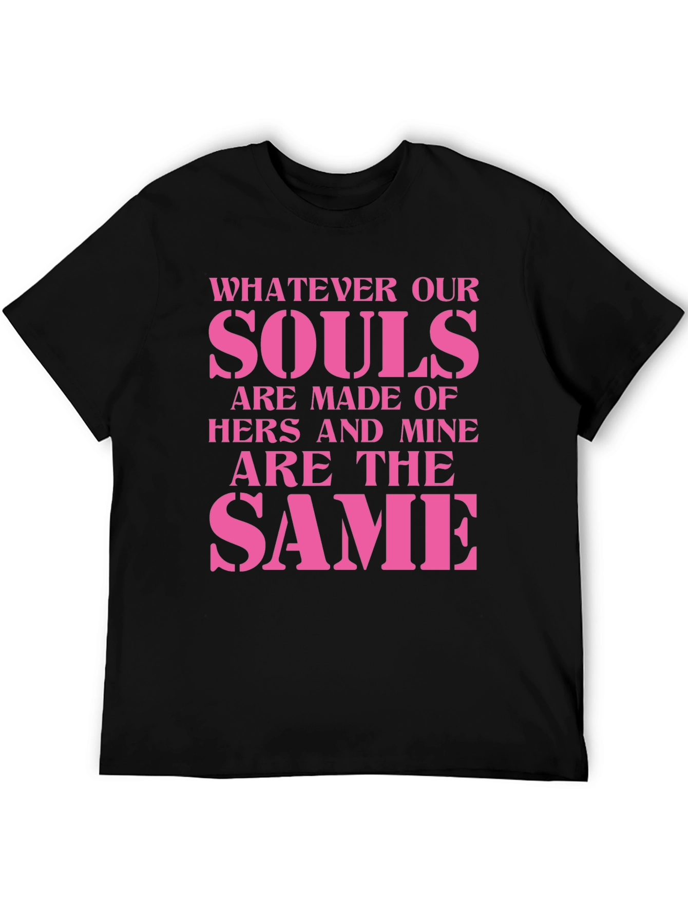Black Souls Made of Hers and Mine T-Shirt view 5