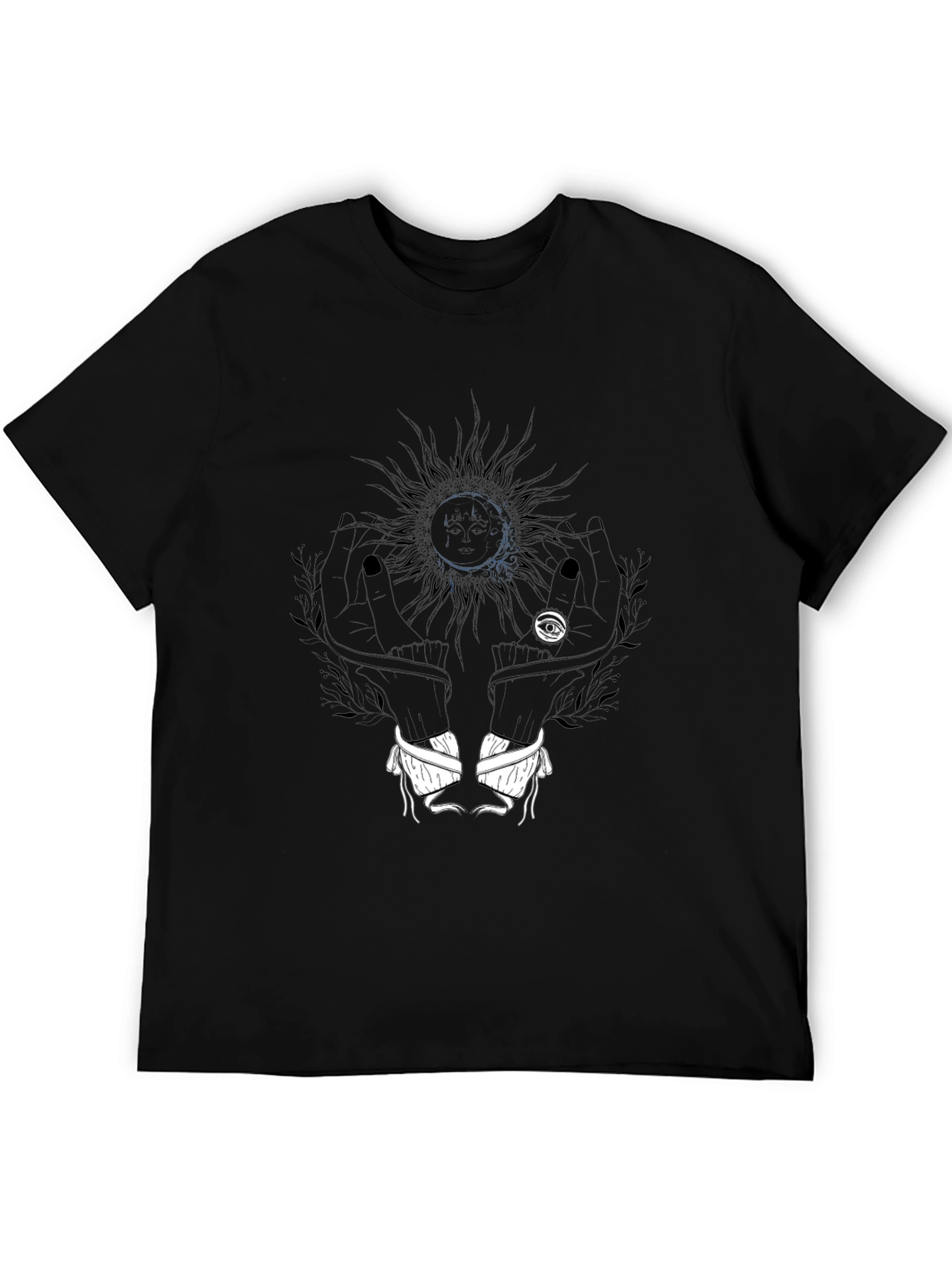 Black Mystic Sun Graphic Tee view 5