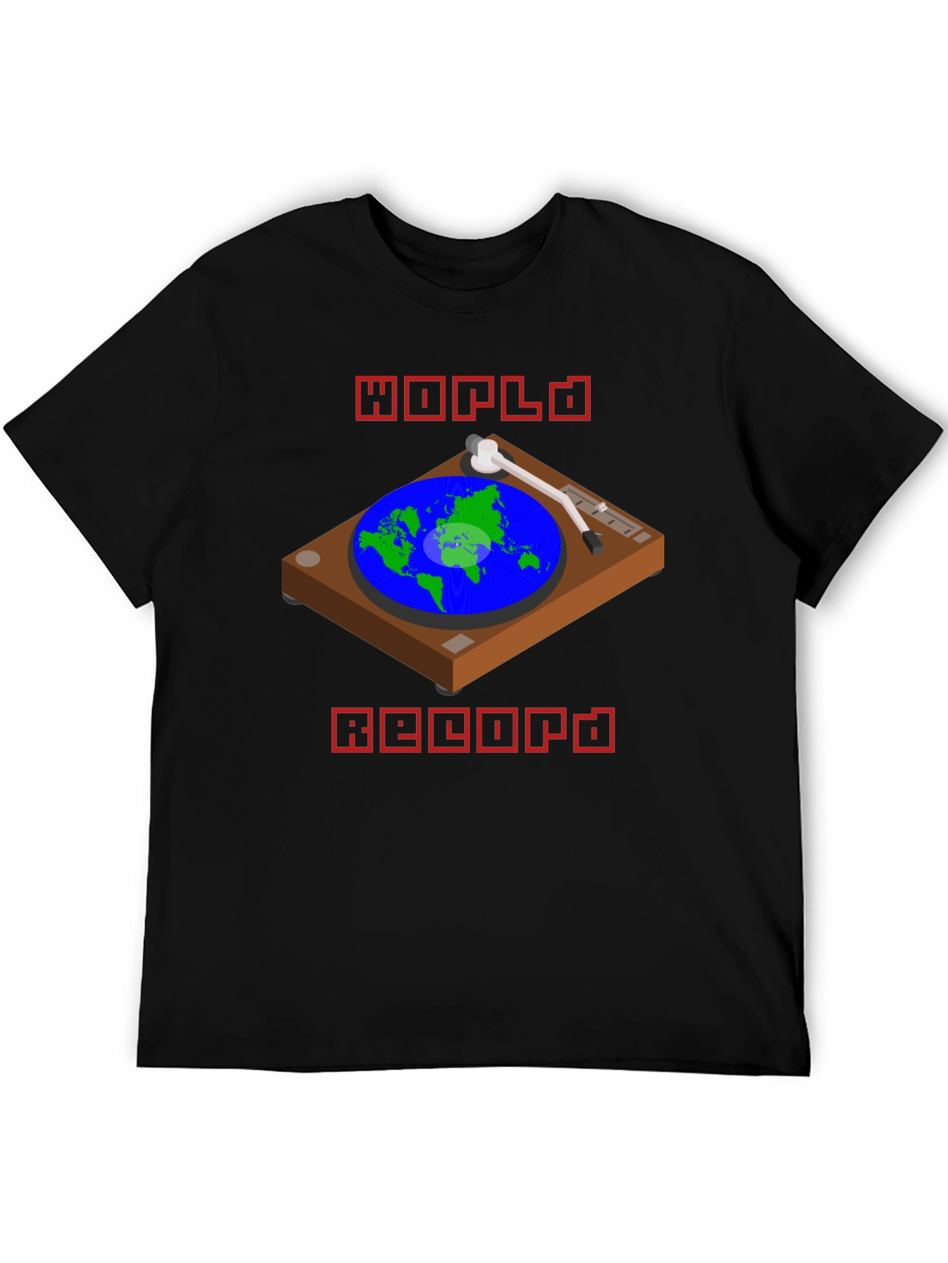 Black World Record T-Shirt view 5