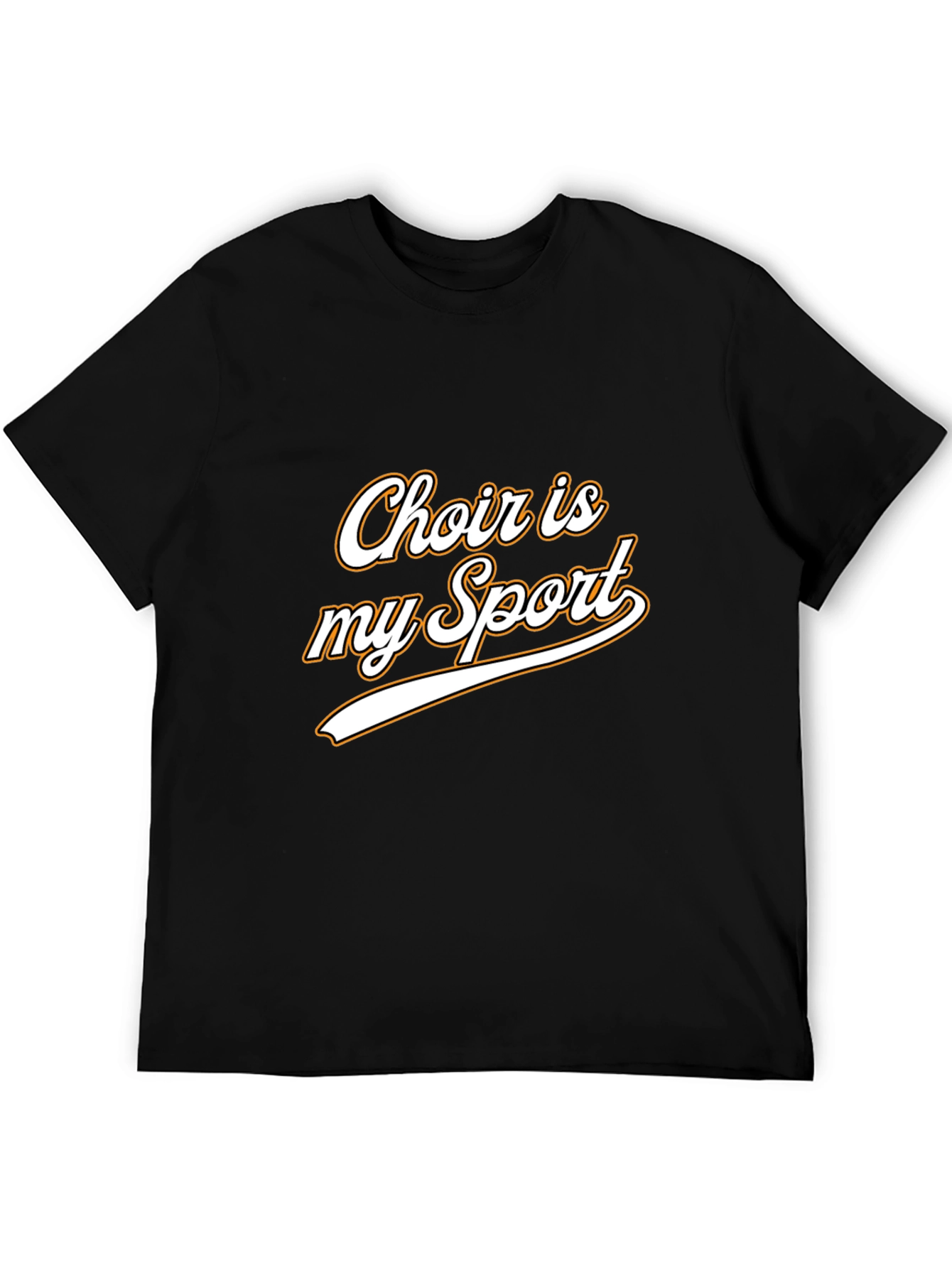 Black Choir is My Sport Graphic Tee - Black view 5