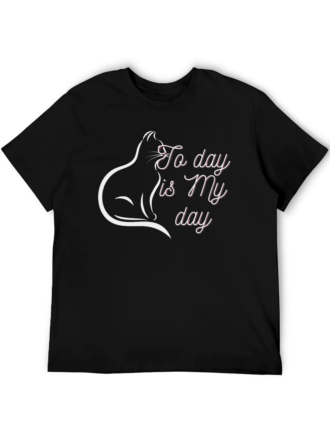 Black Cat Lover T-Shirt: Today is My Day view 5
