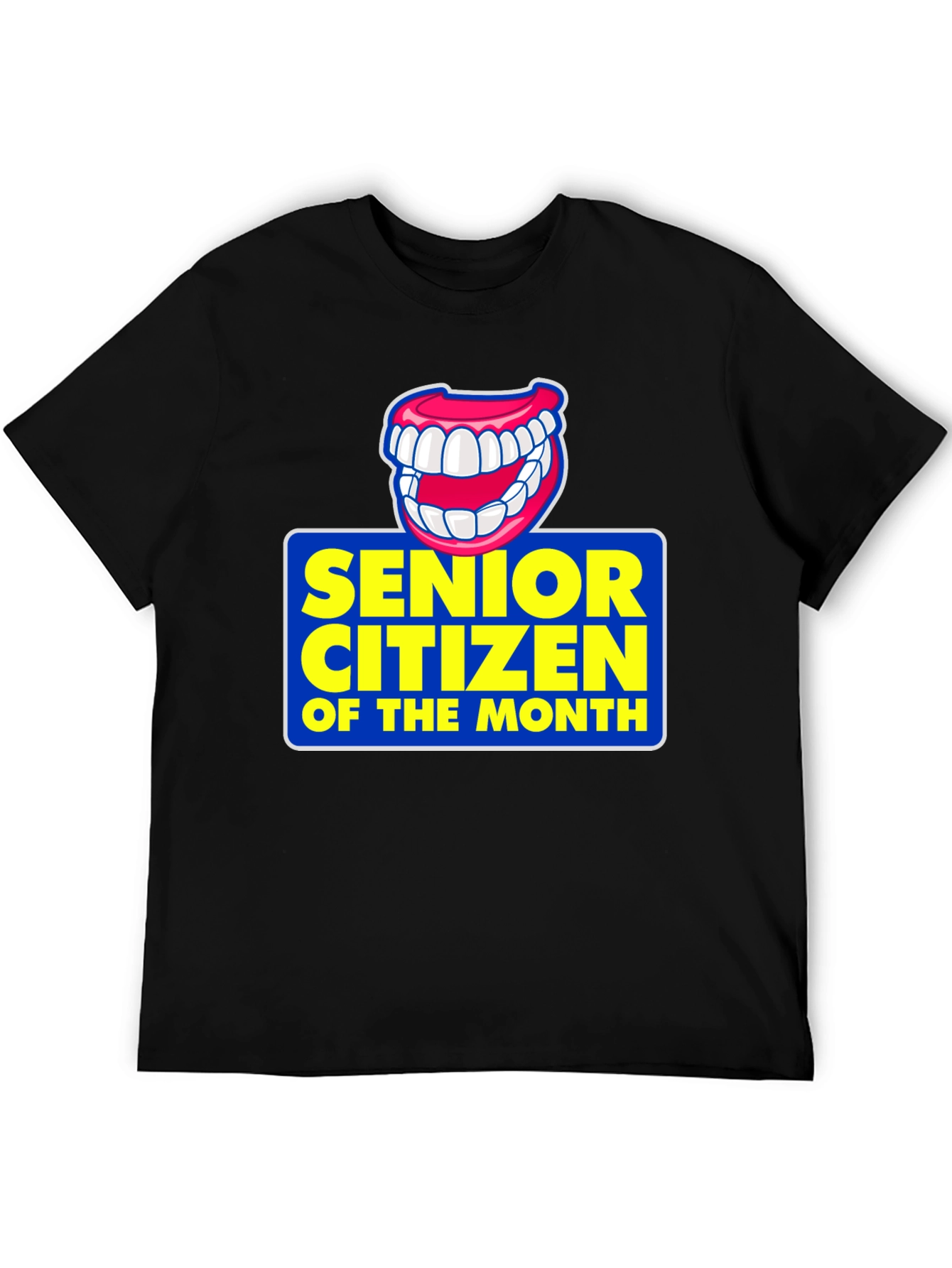 Black Senior Citizen of the Month Novelty Graphic T-Shirt view 5