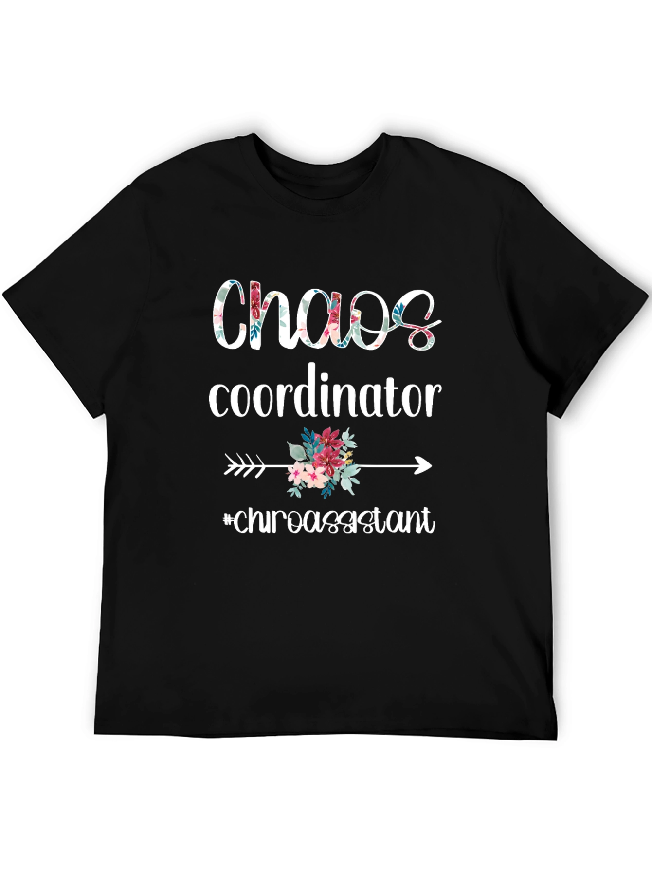 Black Chaos Coordinator Floral T-Shirt view 5
