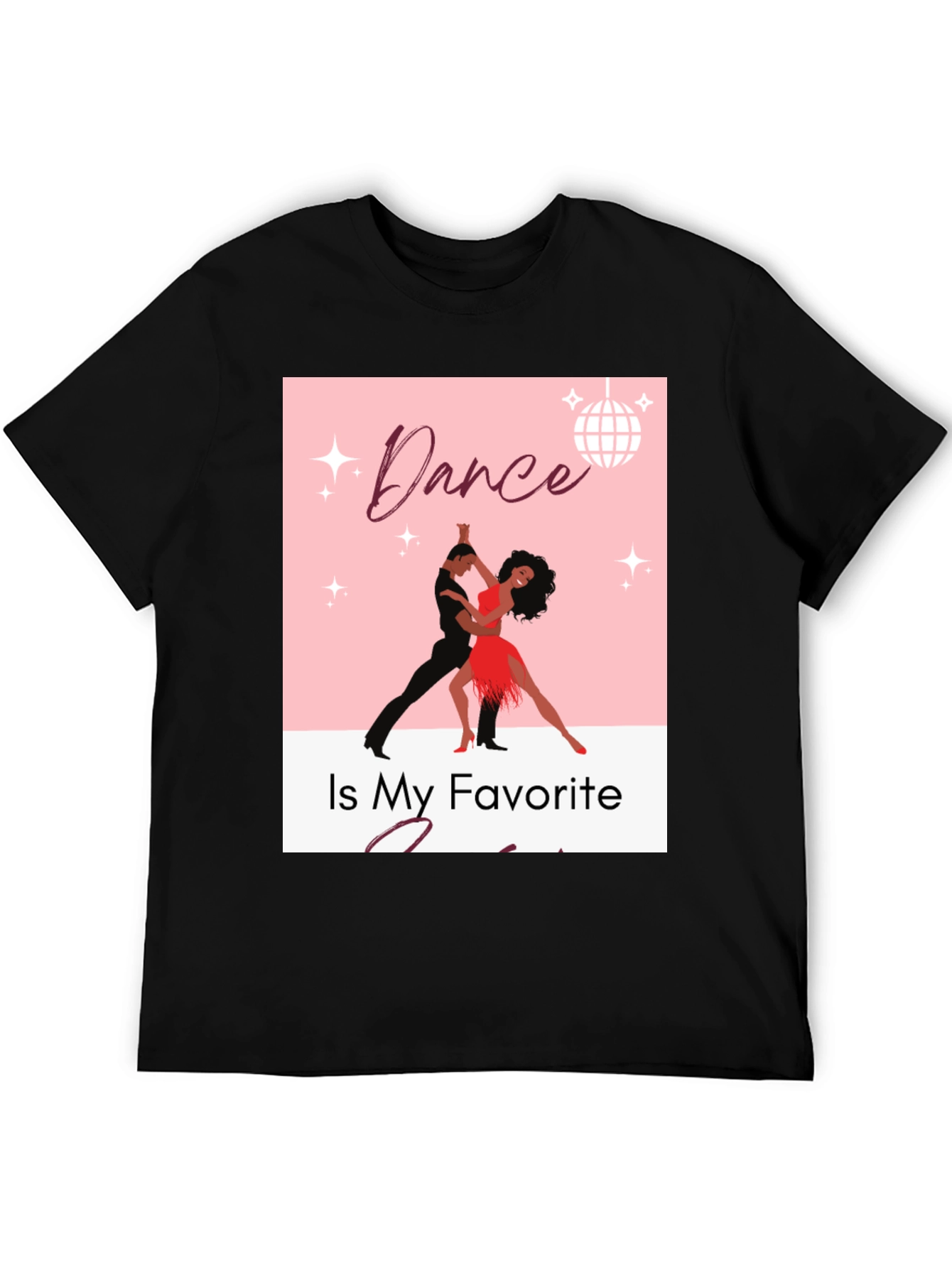 Black Dance Is My Favorite Season T-Shirt view 5