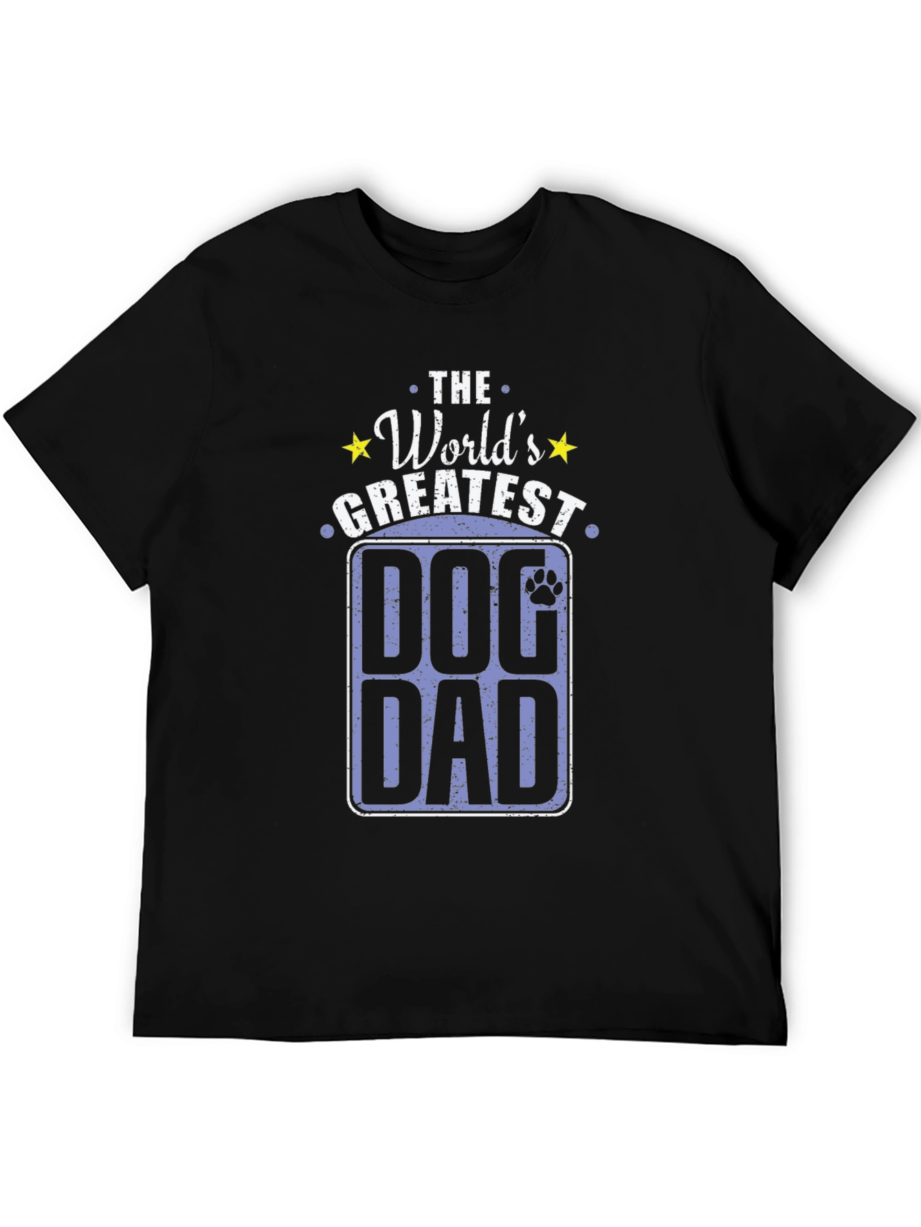 Black World's Greatest Dog Dad T-Shirt view 5