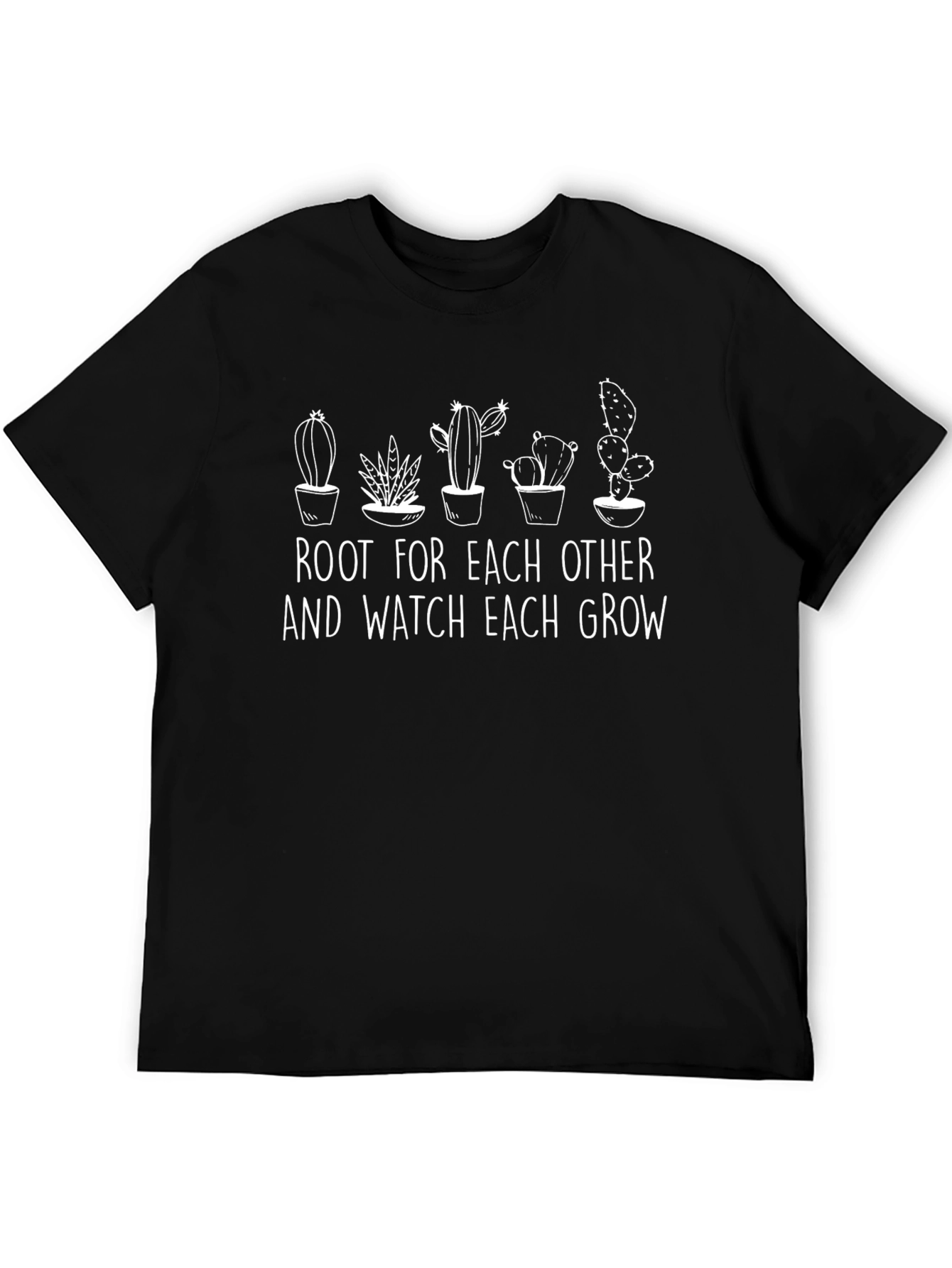 Black Root for Each Other Graphic Tee - Unisex view 5