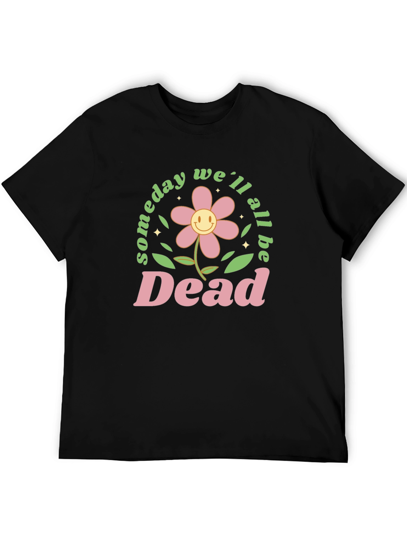 Black Someday We'll All Be Dead Graphic Tee - Black view 5