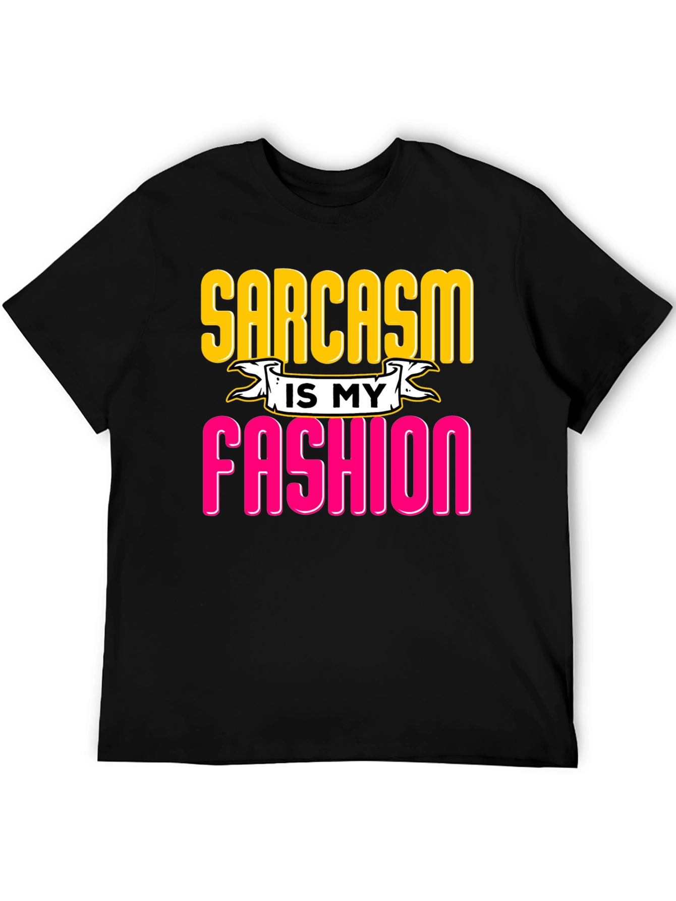 Black Sarcasm is My Fashion Graphic Tee view 5