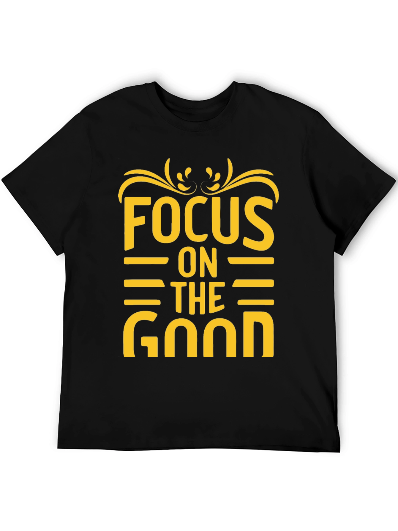 Black Focus on the Good Graphic Tee - Black view 5