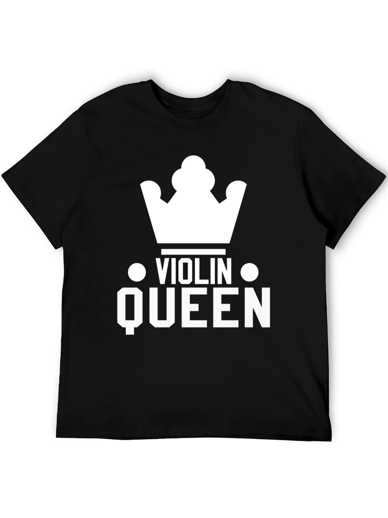 Black Violin Queen Graphic Tee - Music Lover T-Shirt view 5