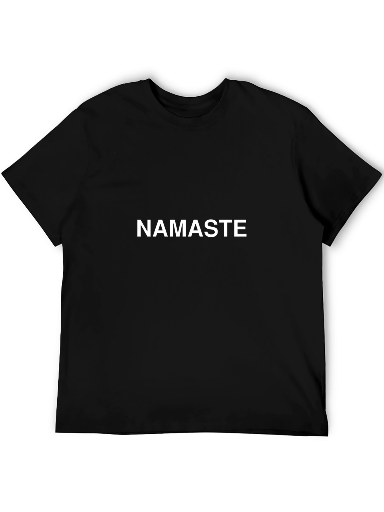 Namaste Graphic Tee - Casual Black T-Shirt - 5
