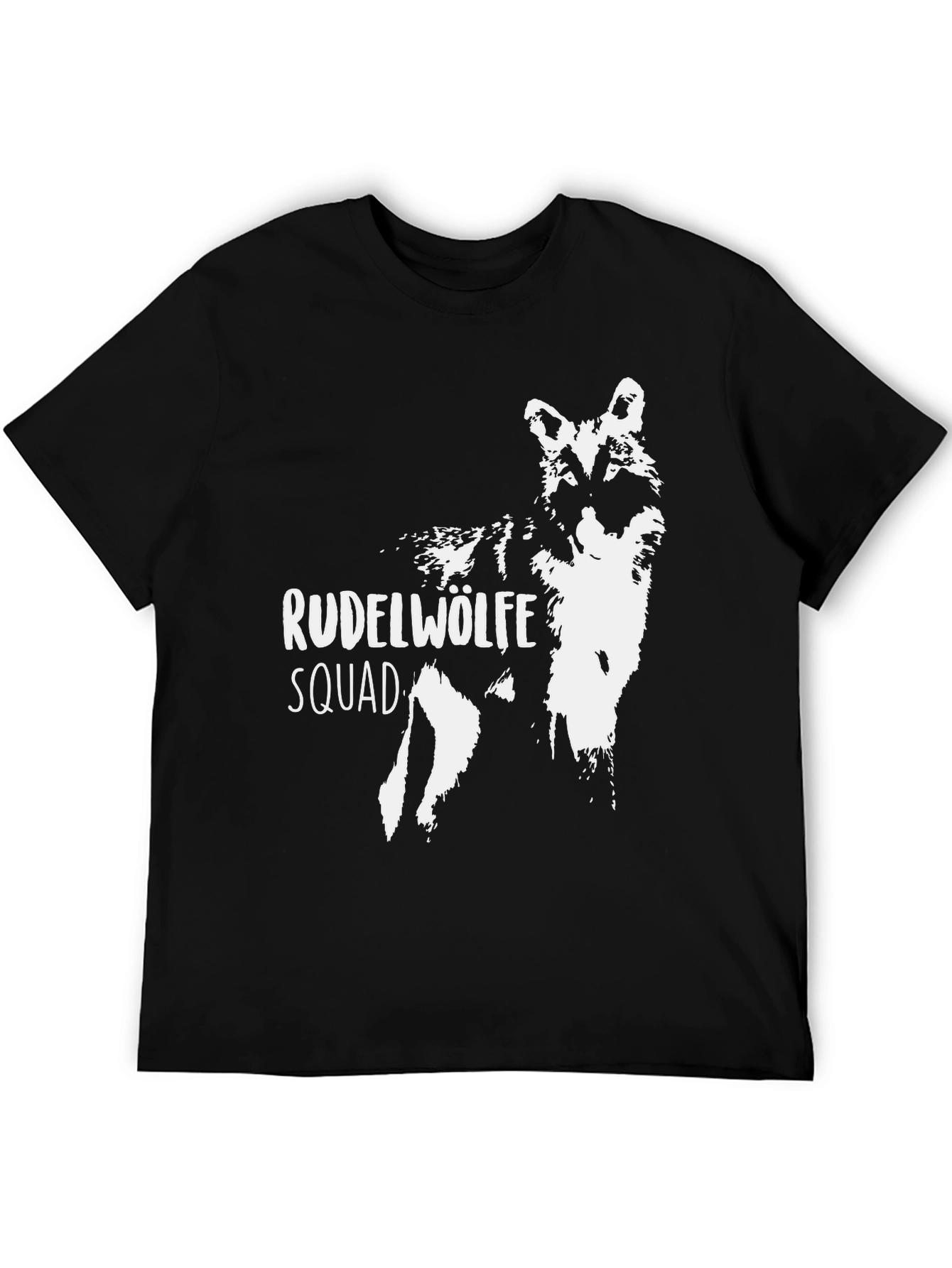 Black Rudelwölfe Squad Black T-Shirt view 5