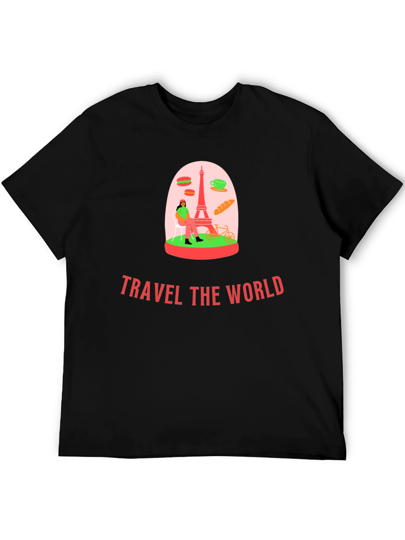 Travel the World Graphic T-Shirt - 5