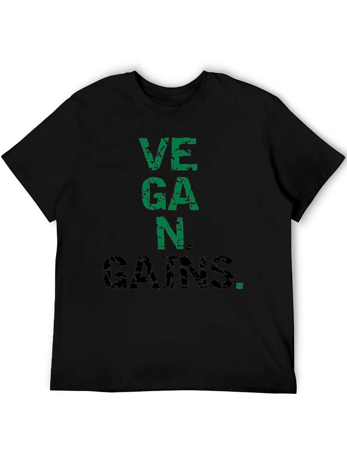 Vegan Gains Graphic Tee - Black - 5