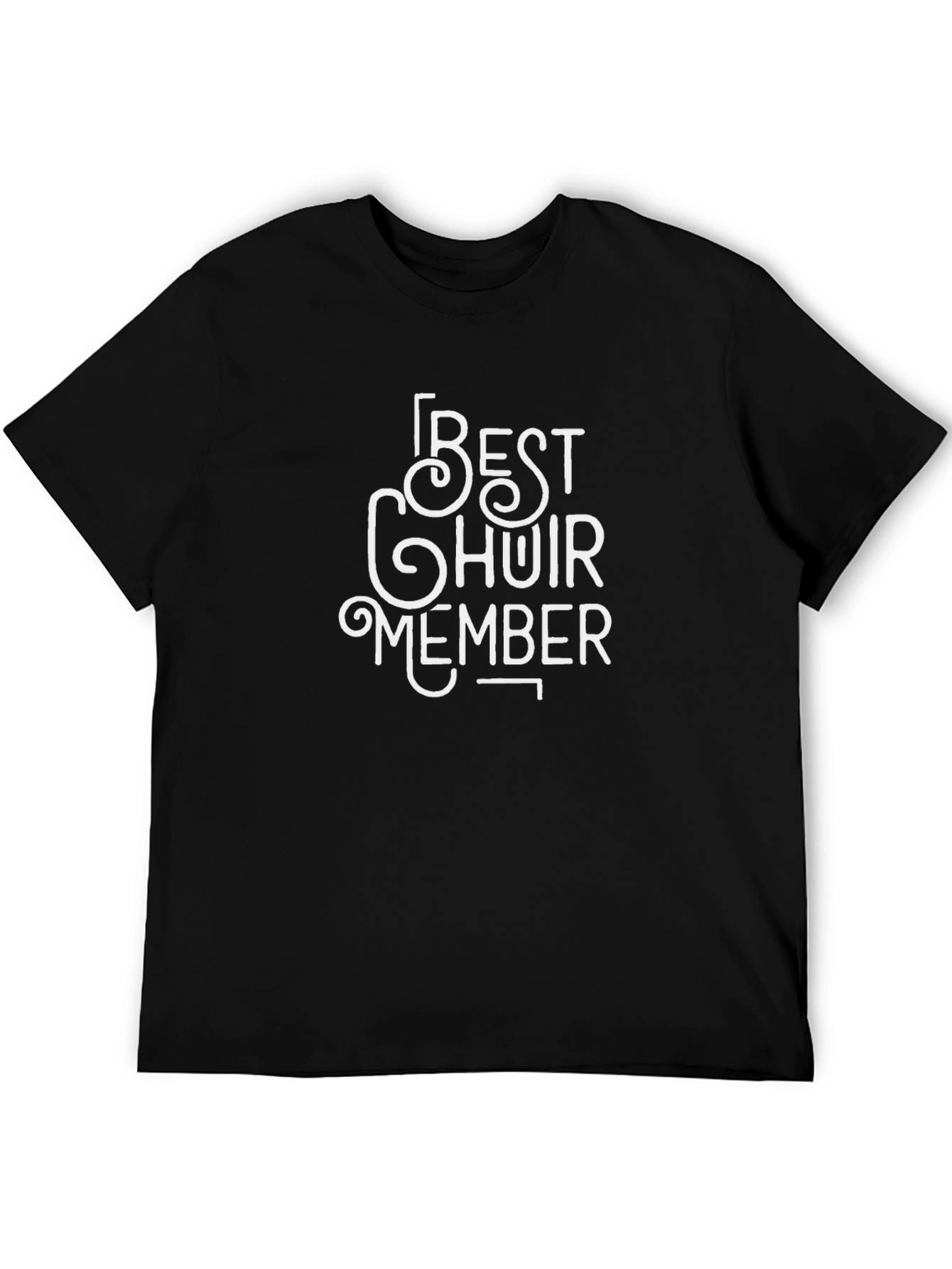 Black Best Choir Member Graphic T-Shirt view 5