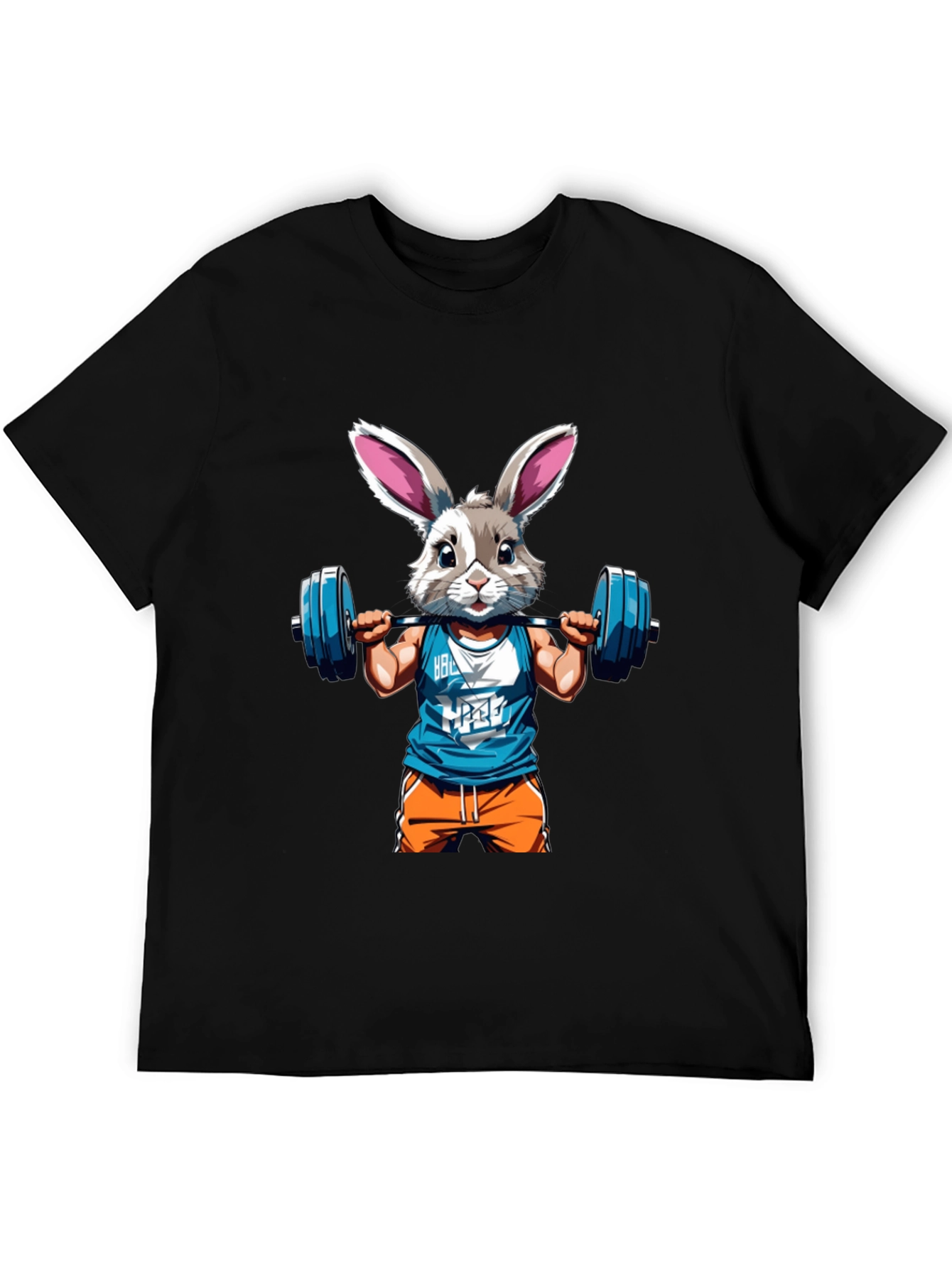 Black Bunny Gym Rat T-Shirt view 5