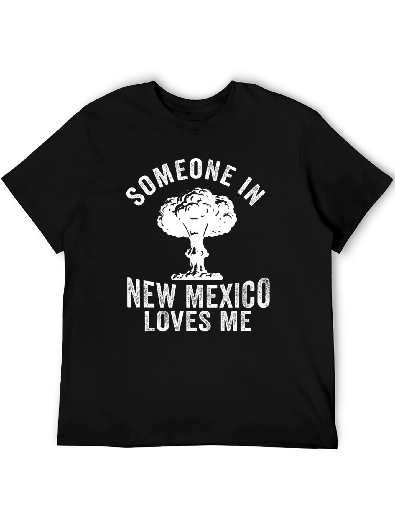 Black Someone in New Mexico Loves Me T-Shirt view 5
