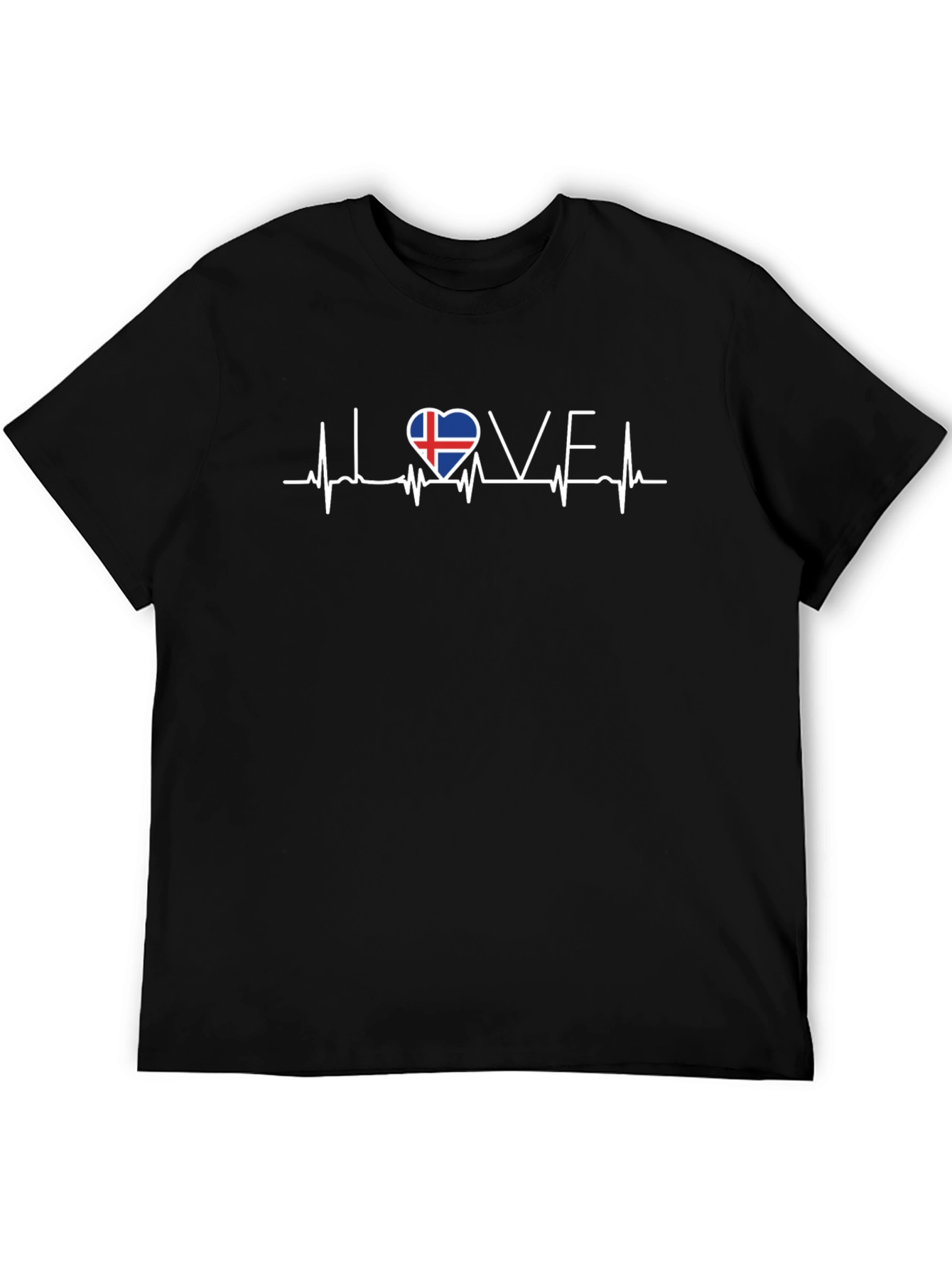Icelandic Love Heartbeat T-Shirt - 5