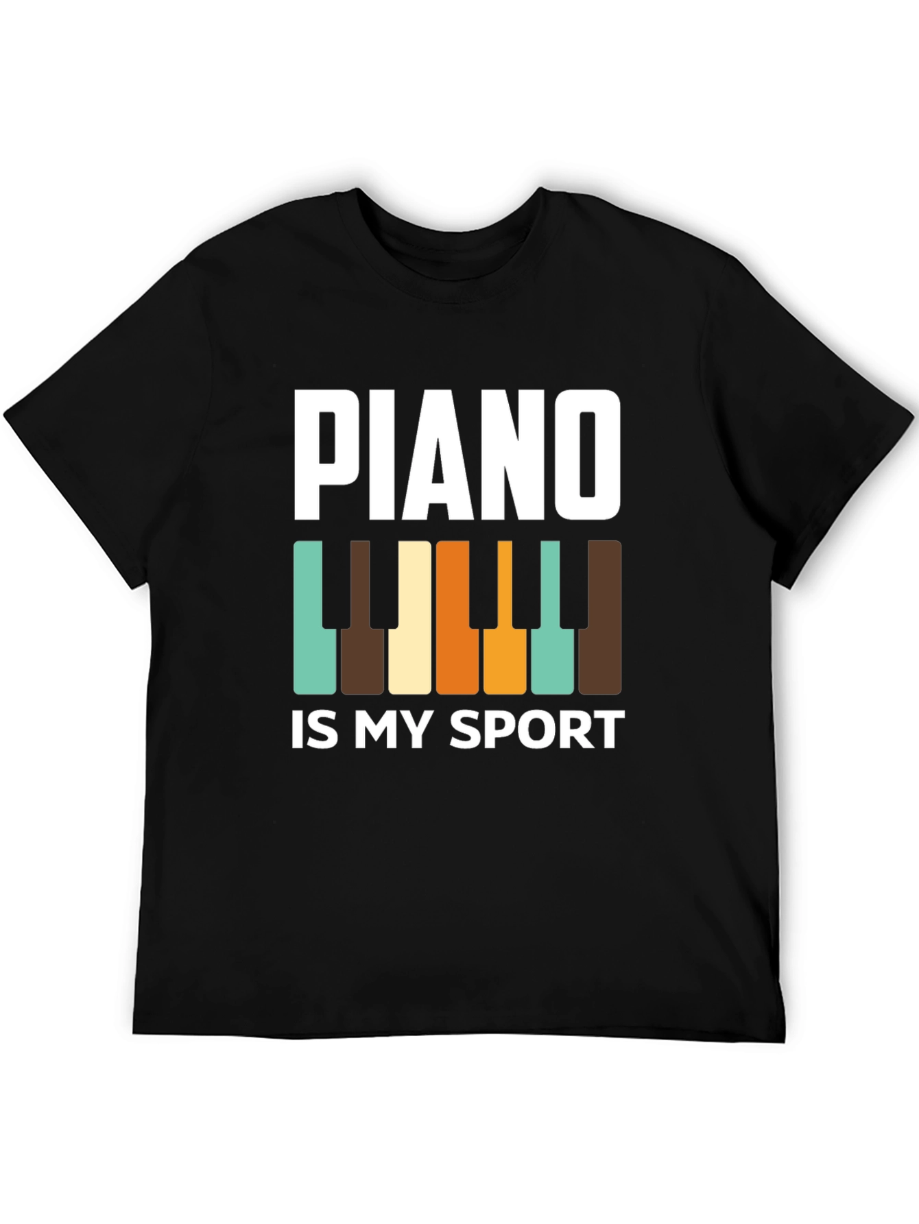 Black Piano Is My Sport - Graphic Tee view 5
