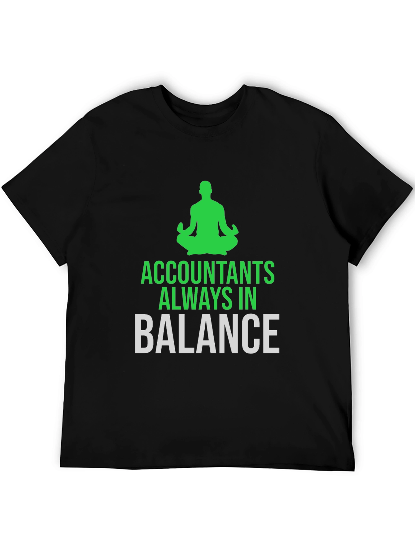 Black Accountants Always in Balance T-Shirt view 5
