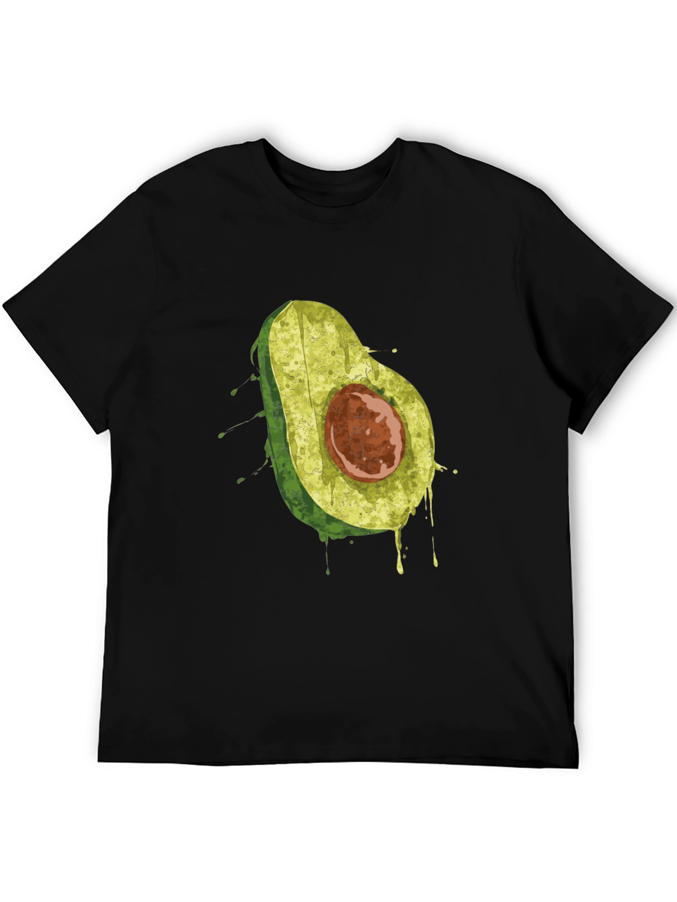 Black Avocado Graphic T-Shirt - Black view 5