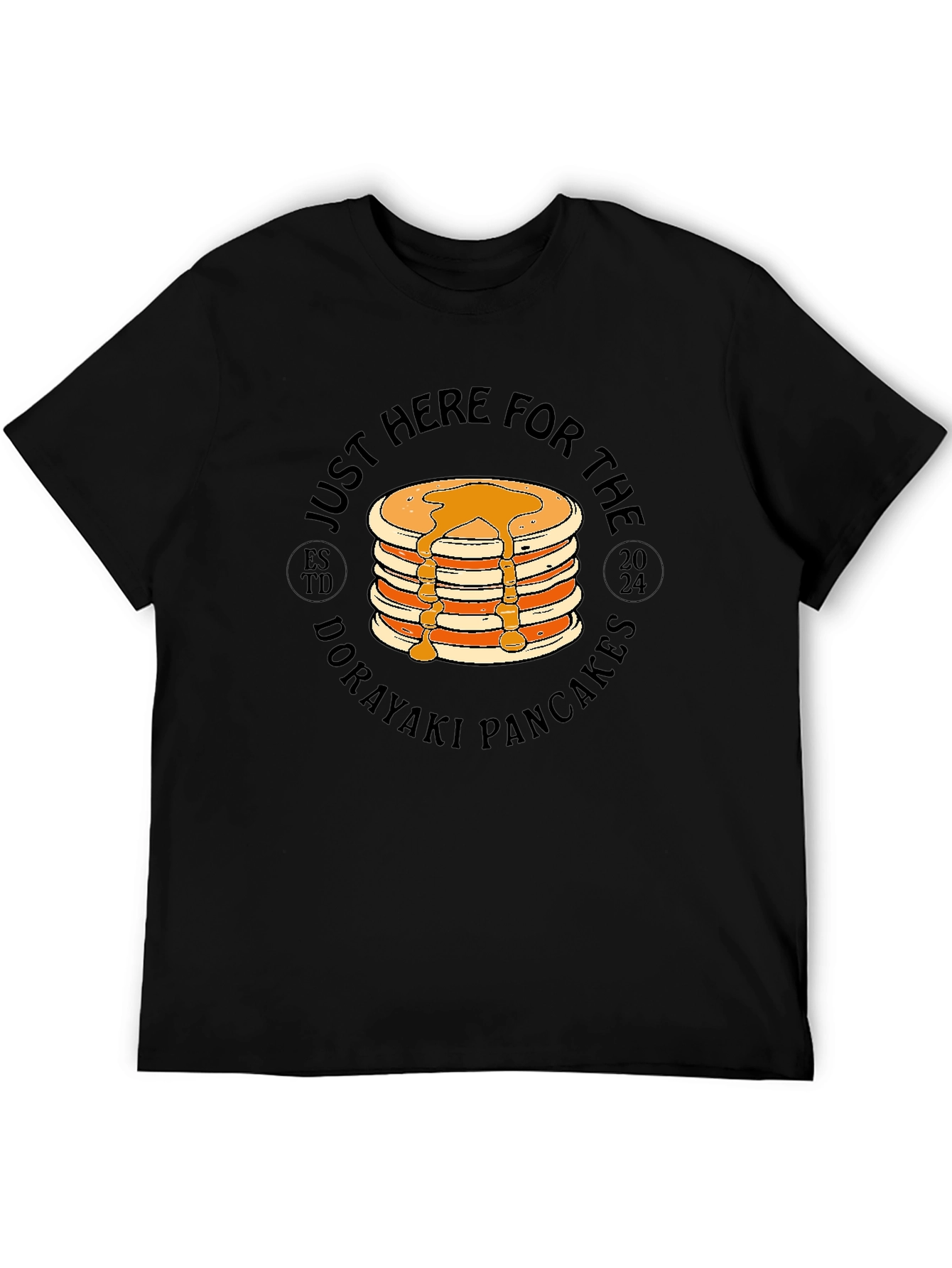 Just Here For The Dorayaki Pancakes T-Shirt - 5