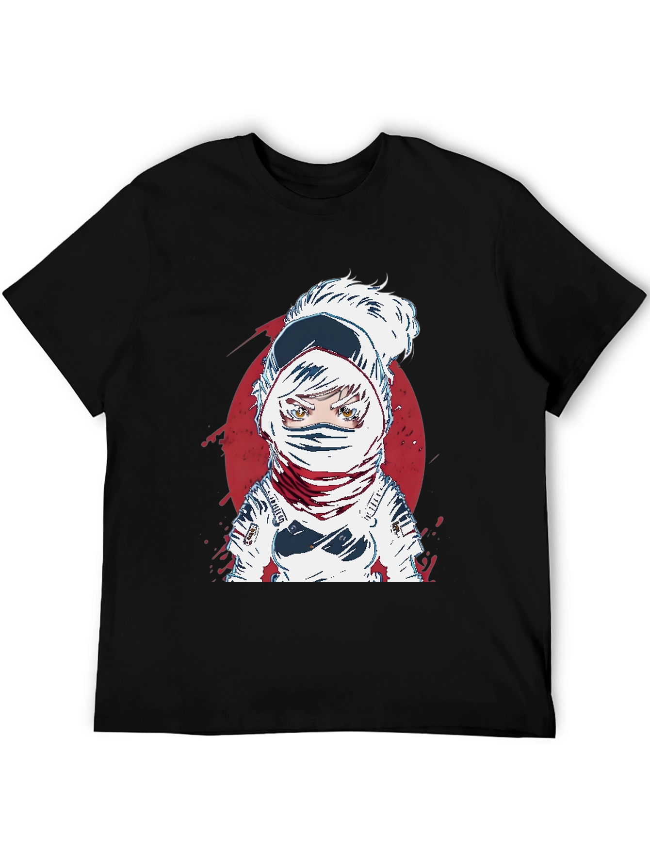 Astronaut Anime Graphic Tee - Cool Space Design - 5