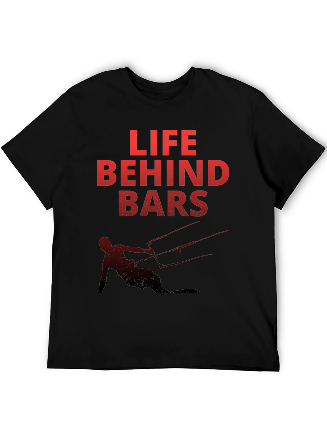 Black Life Behind Bars Graphic T-Shirt view 5