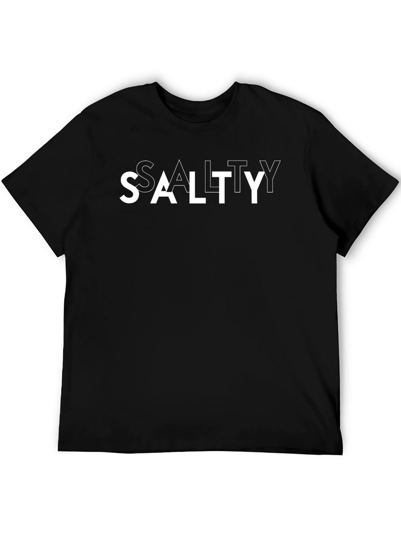 Black Salty Graphic Tee - Men's Black Short Sleeve view 5