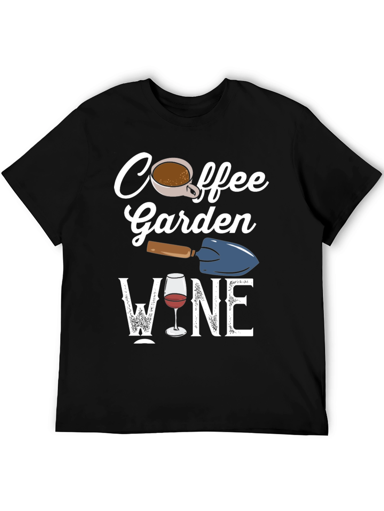 Black Coffee Garden Wine T-Shirt view 5