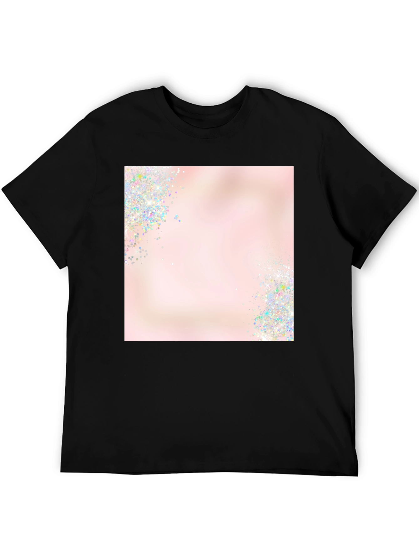 Black Sparkle Dream T-Shirt - Unisex Cotton Tee view 5