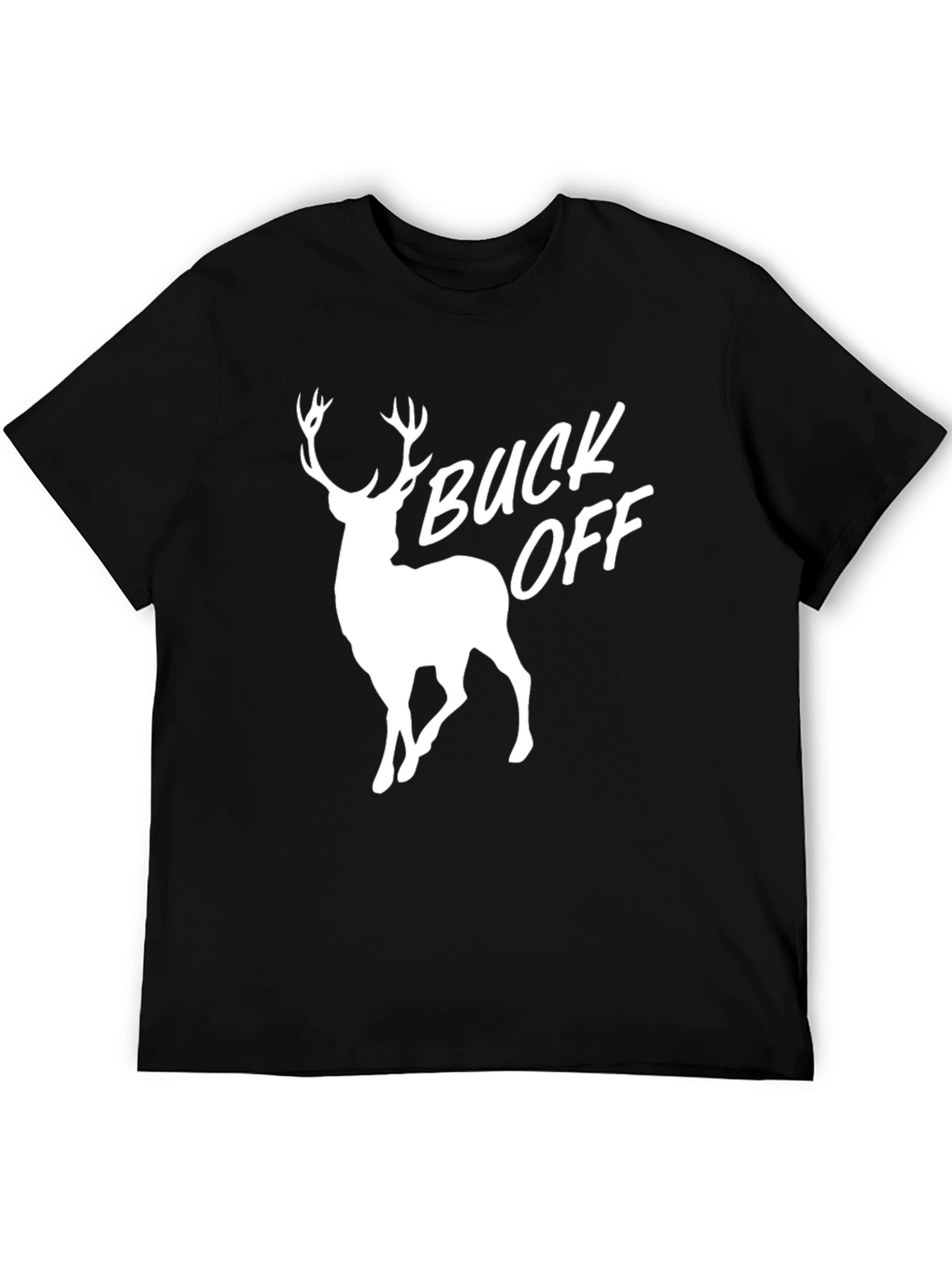 Black Buck Off Deer Graphic Tee view 5